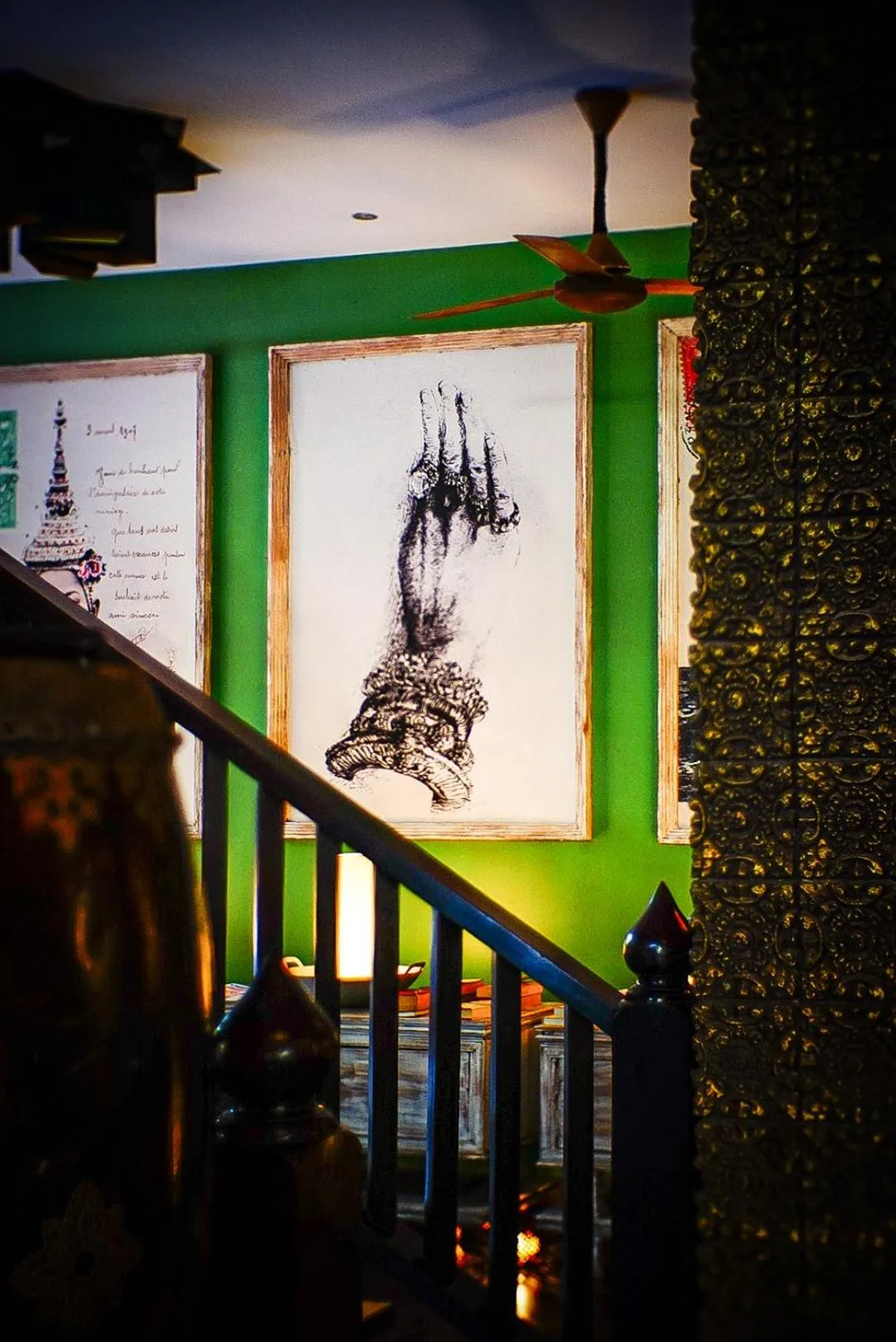 Decorative detail in Golden Temple Hotel