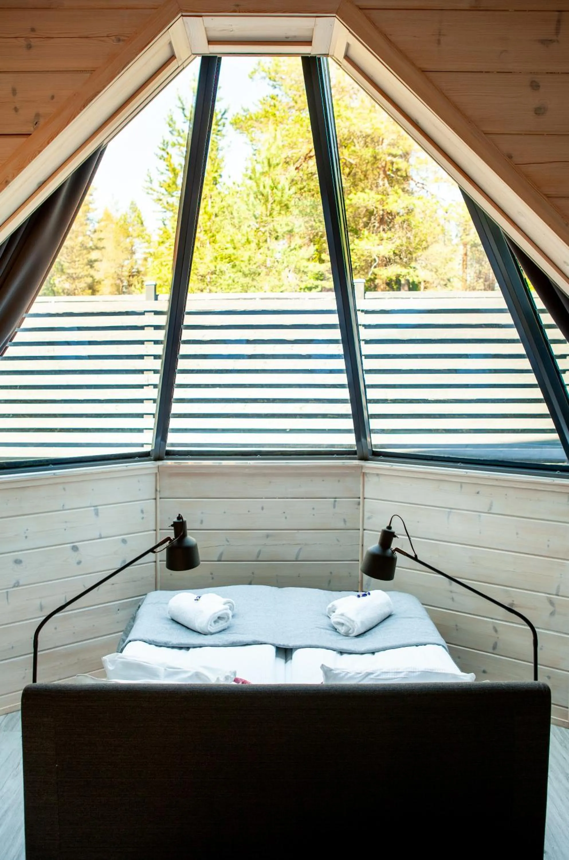 Bed in Pyhä Igloos