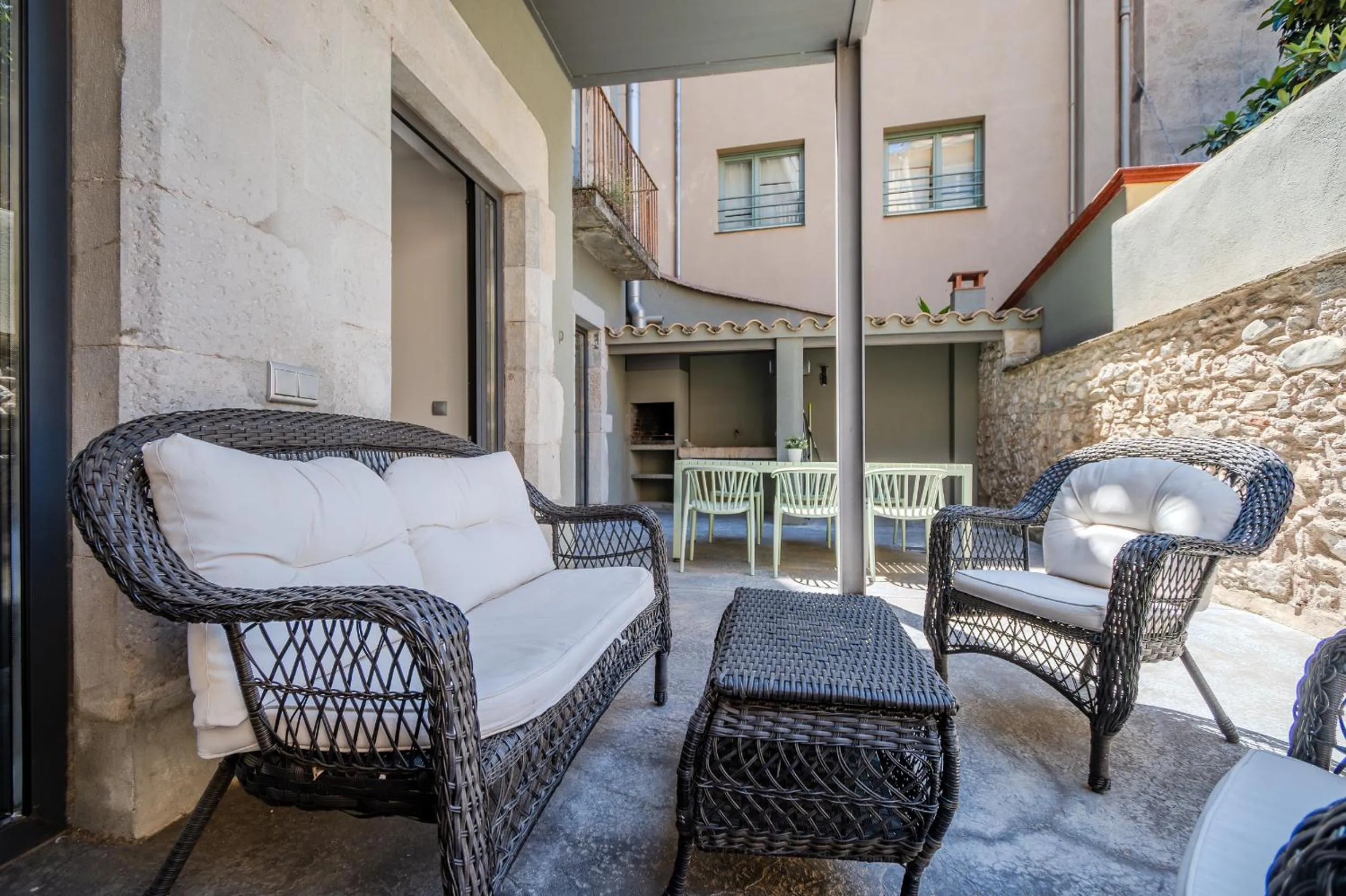 Patio in Flateli Plaça Catalunya 1-2