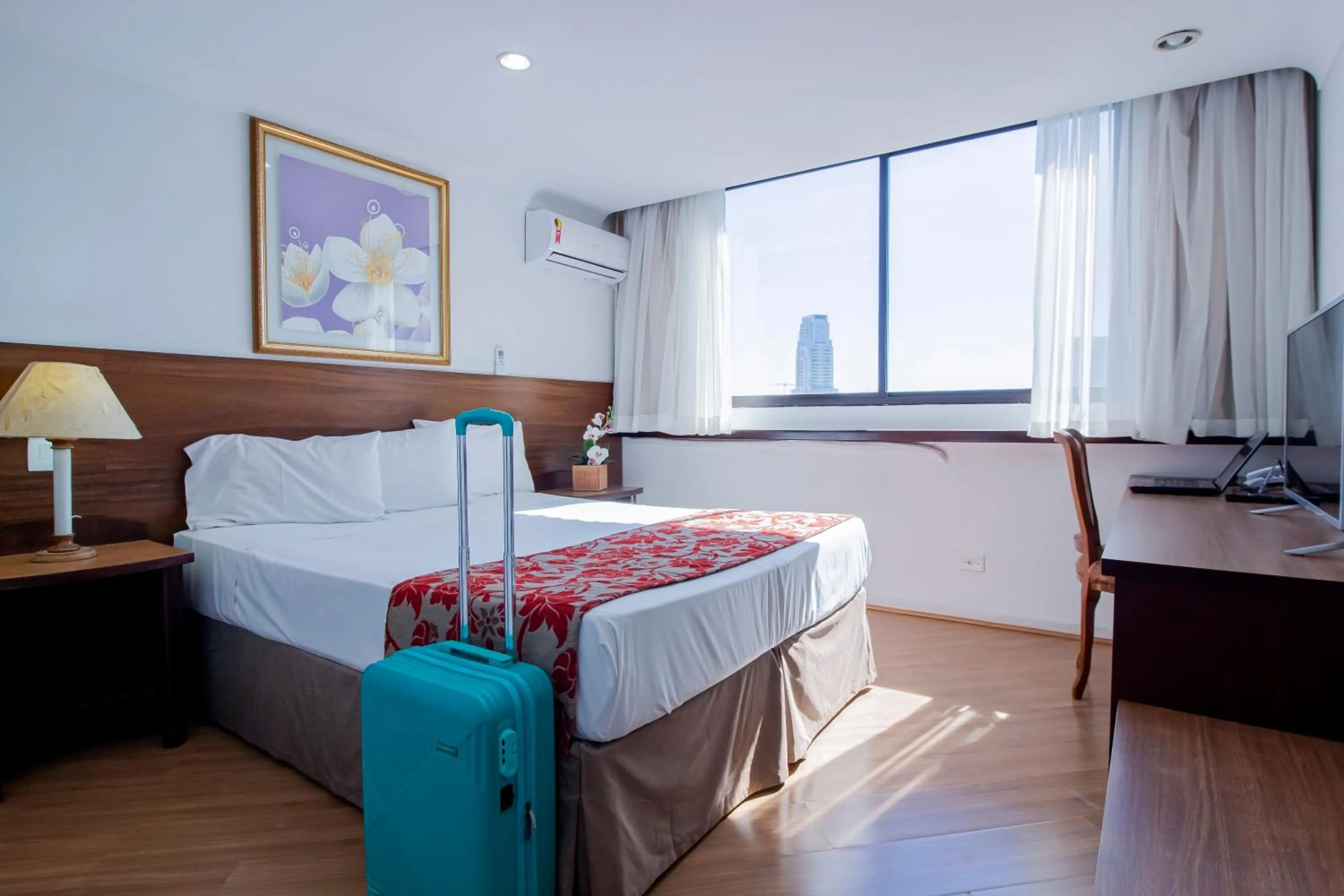 TV and multimedia, Bed in Hotel Dan Inn Curitiba Centro By Nacional Inn