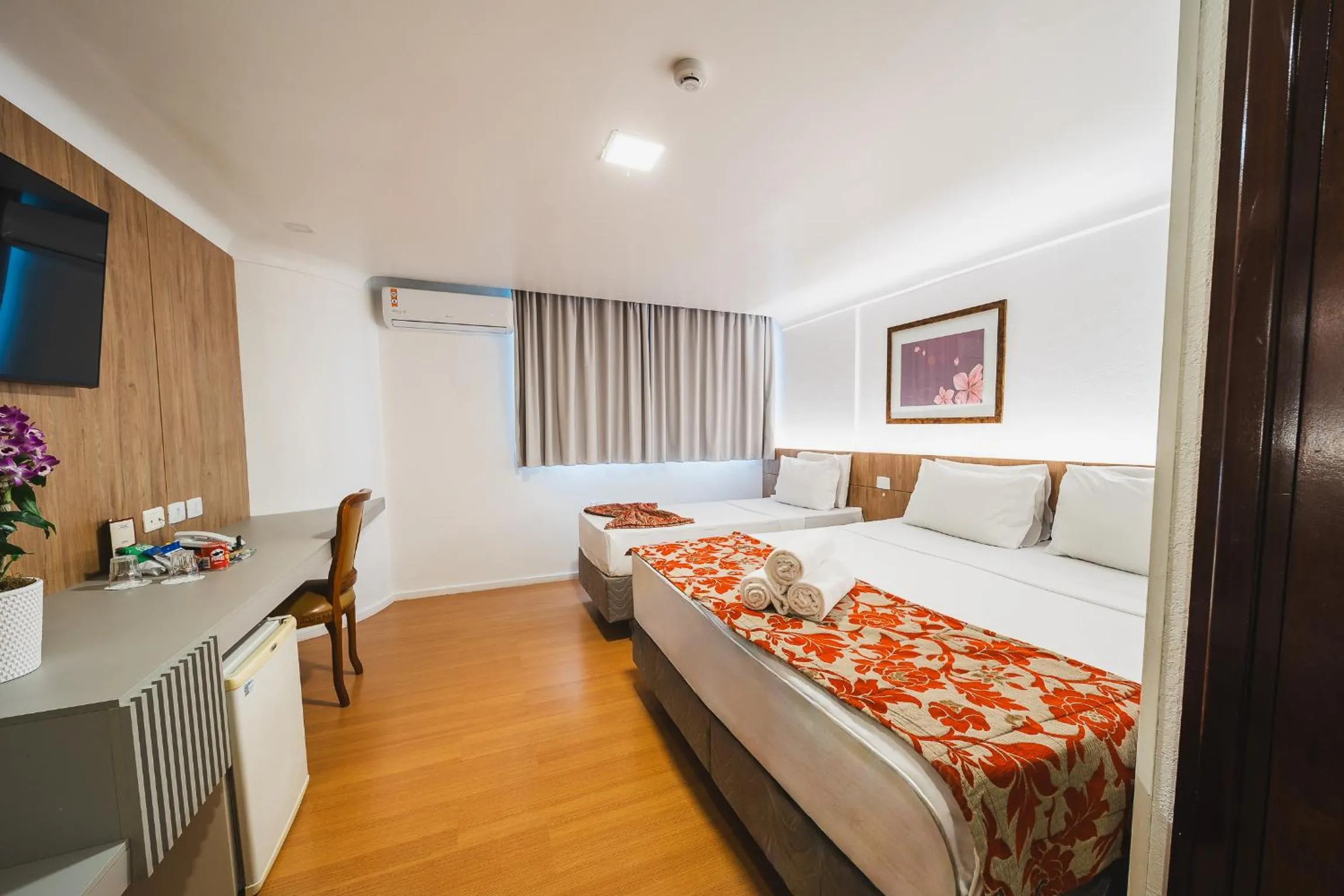 Bed in Hotel Dan Inn Curitiba Centro By Nacional Inn