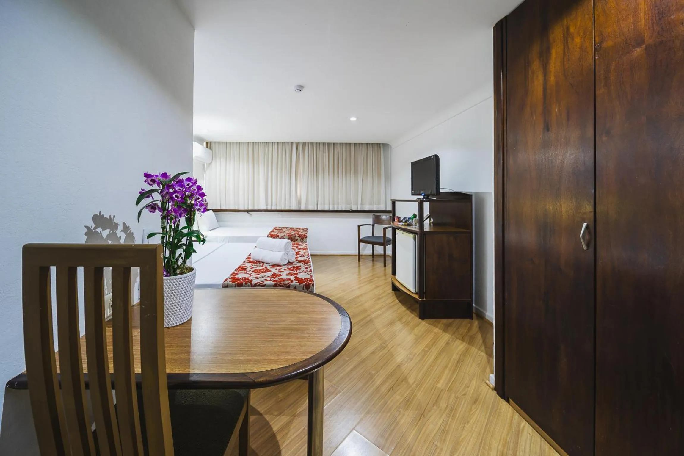 Bedroom in Hotel Dan Inn Curitiba Centro By Nacional Inn