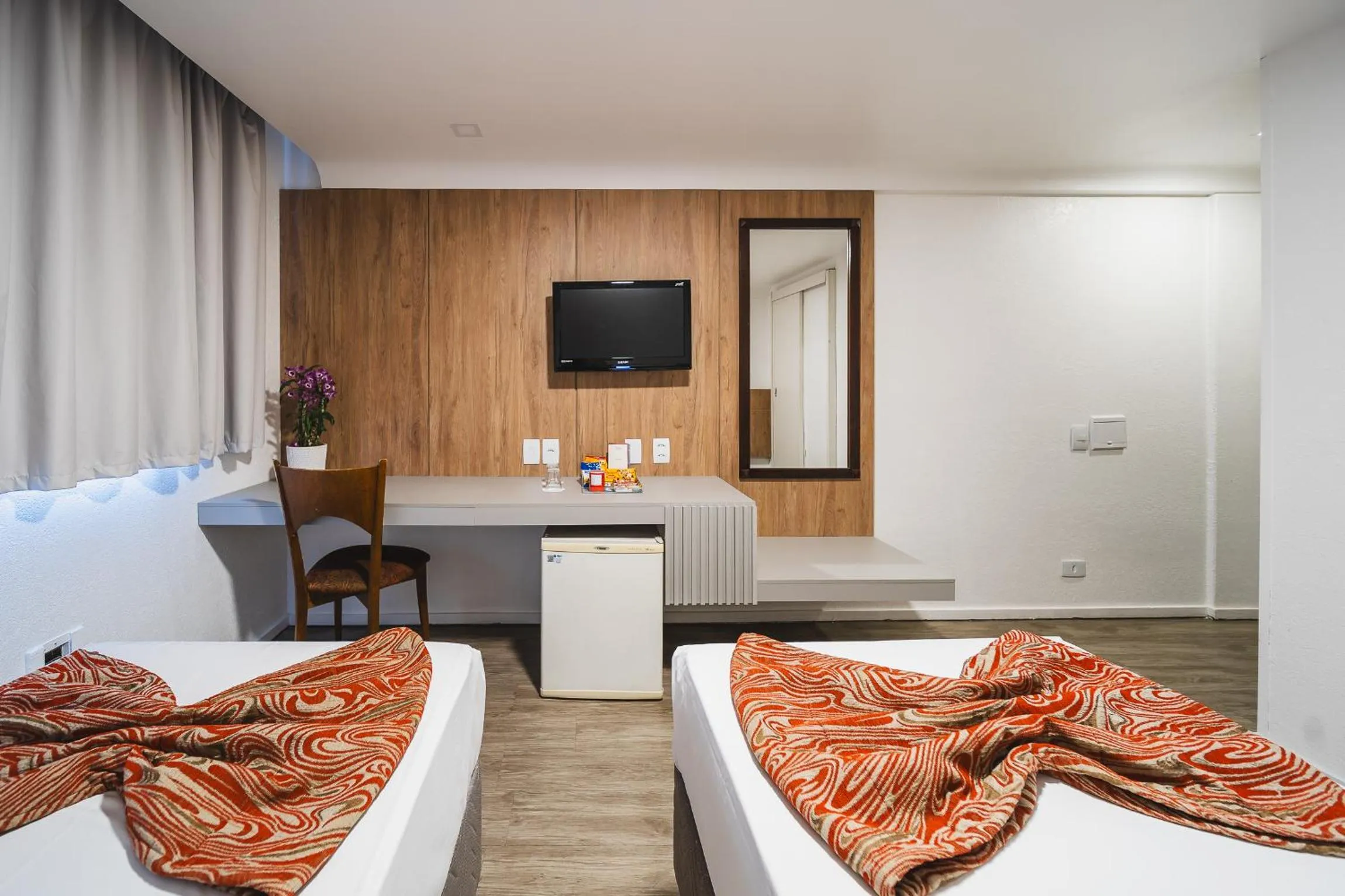 Bed in Hotel Dan Inn Curitiba Centro By Nacional Inn