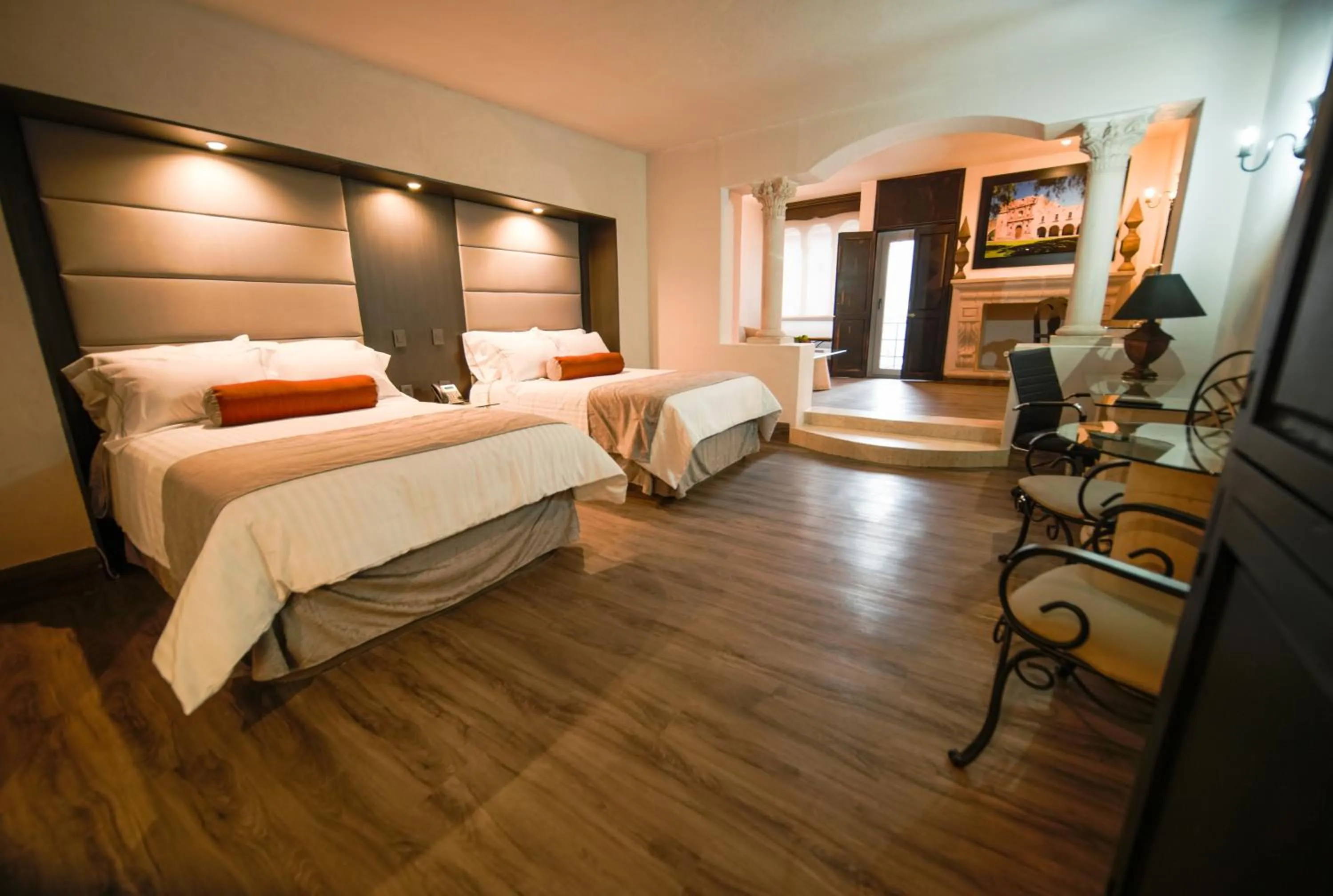 Bed in Hotel & Spa Hacienda Baruk