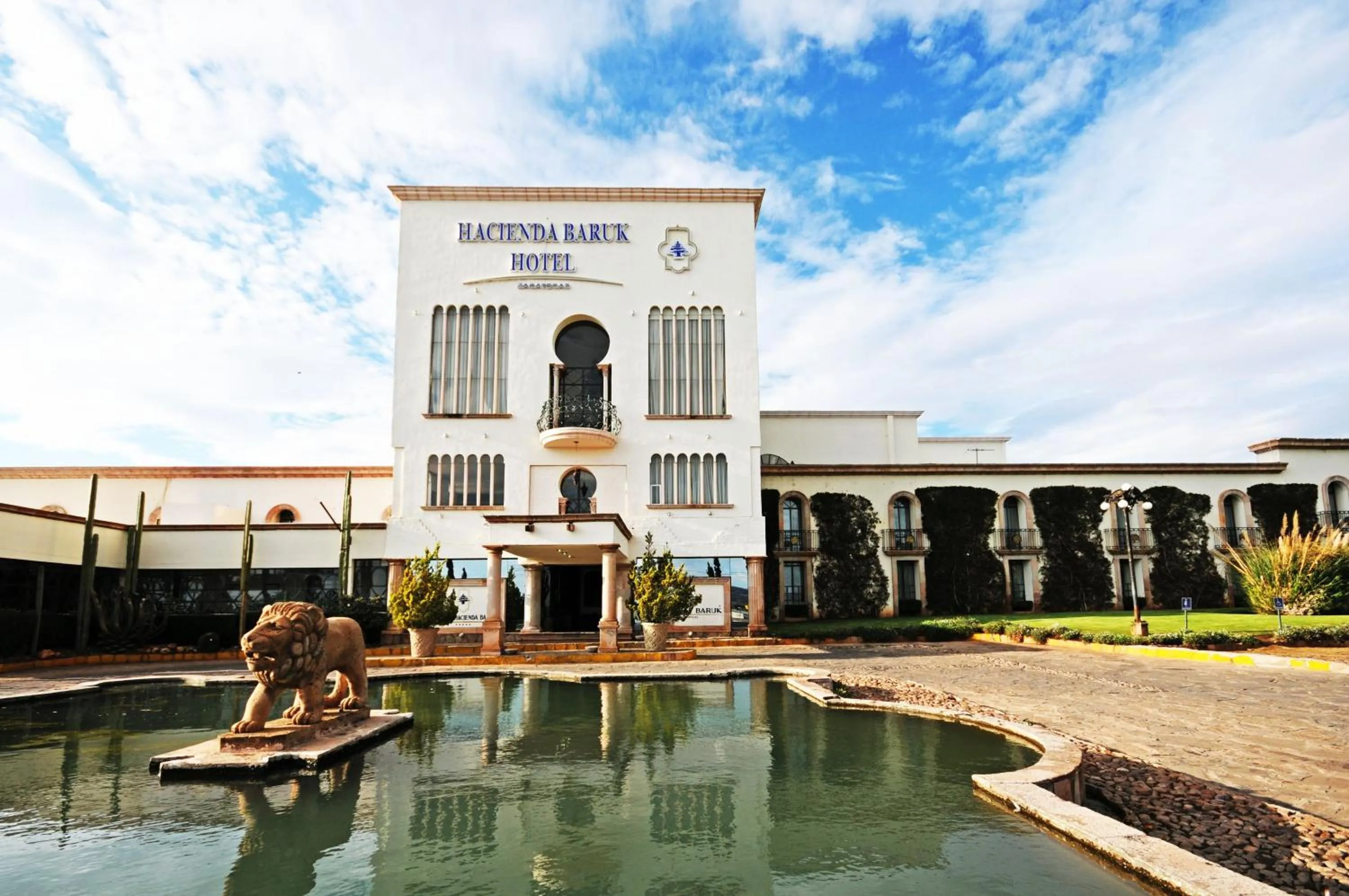 Facade/entrance in Hotel & Spa Hacienda Baruk
