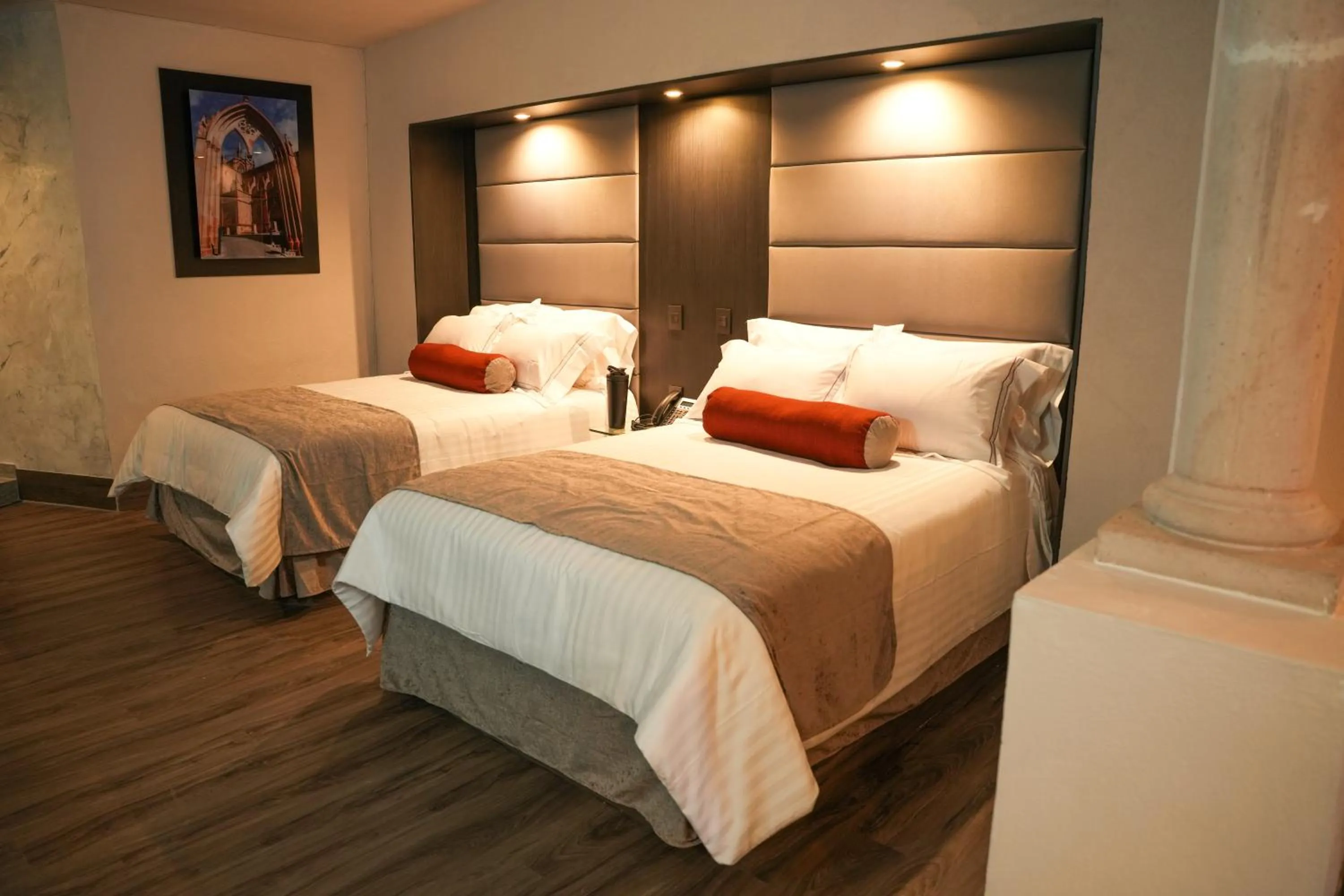 Bed in Hotel & Spa Hacienda Baruk