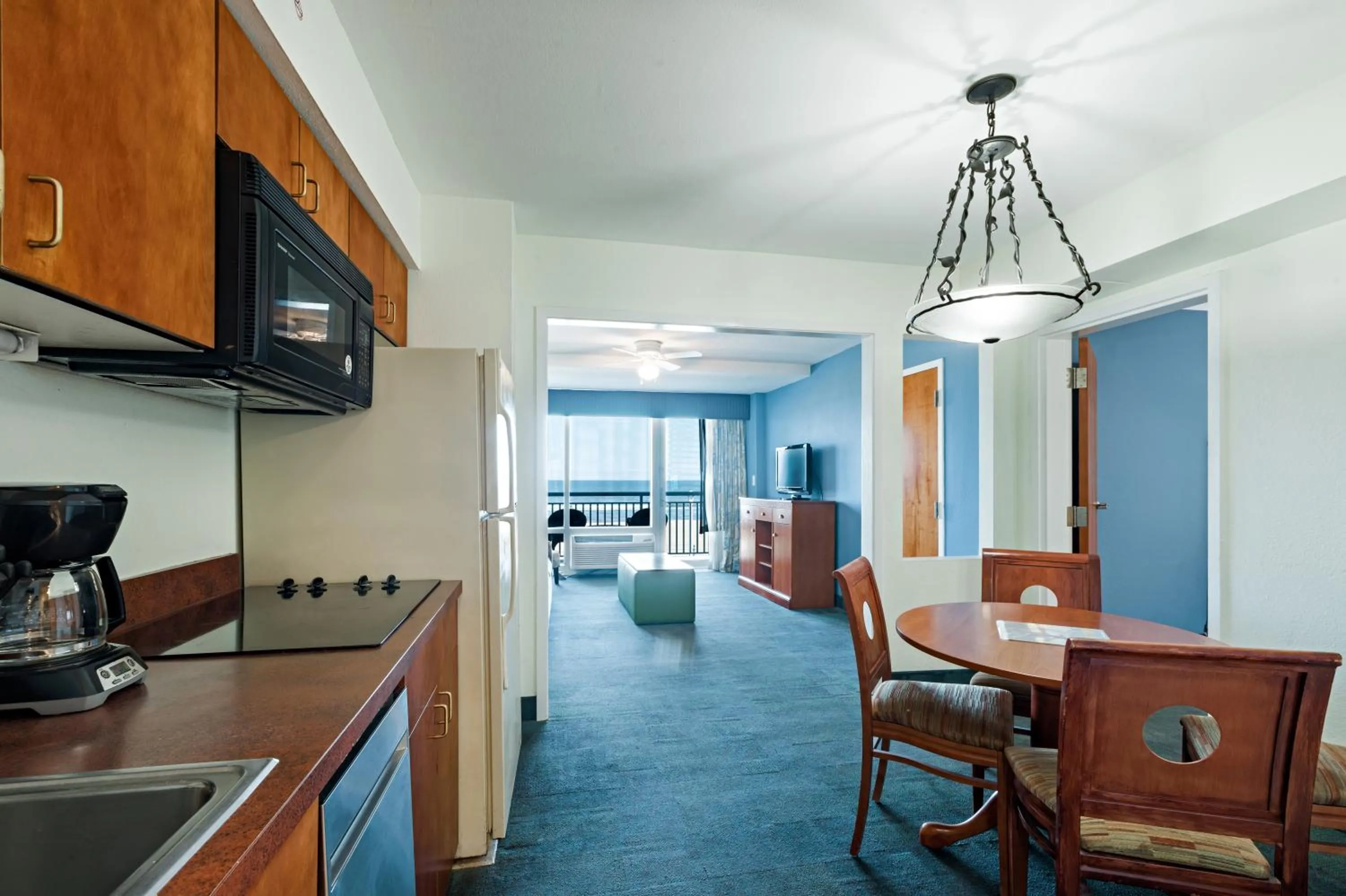 Kitchen or kitchenette in Ocean Sands Resort, Oceanfront, Virginia Beach by Vacatia