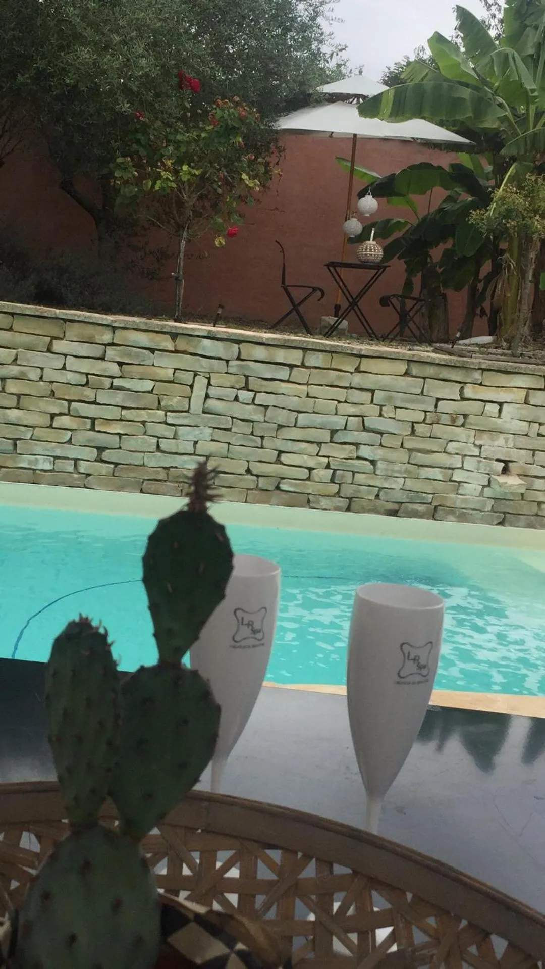 Pool view in Spa campagne design