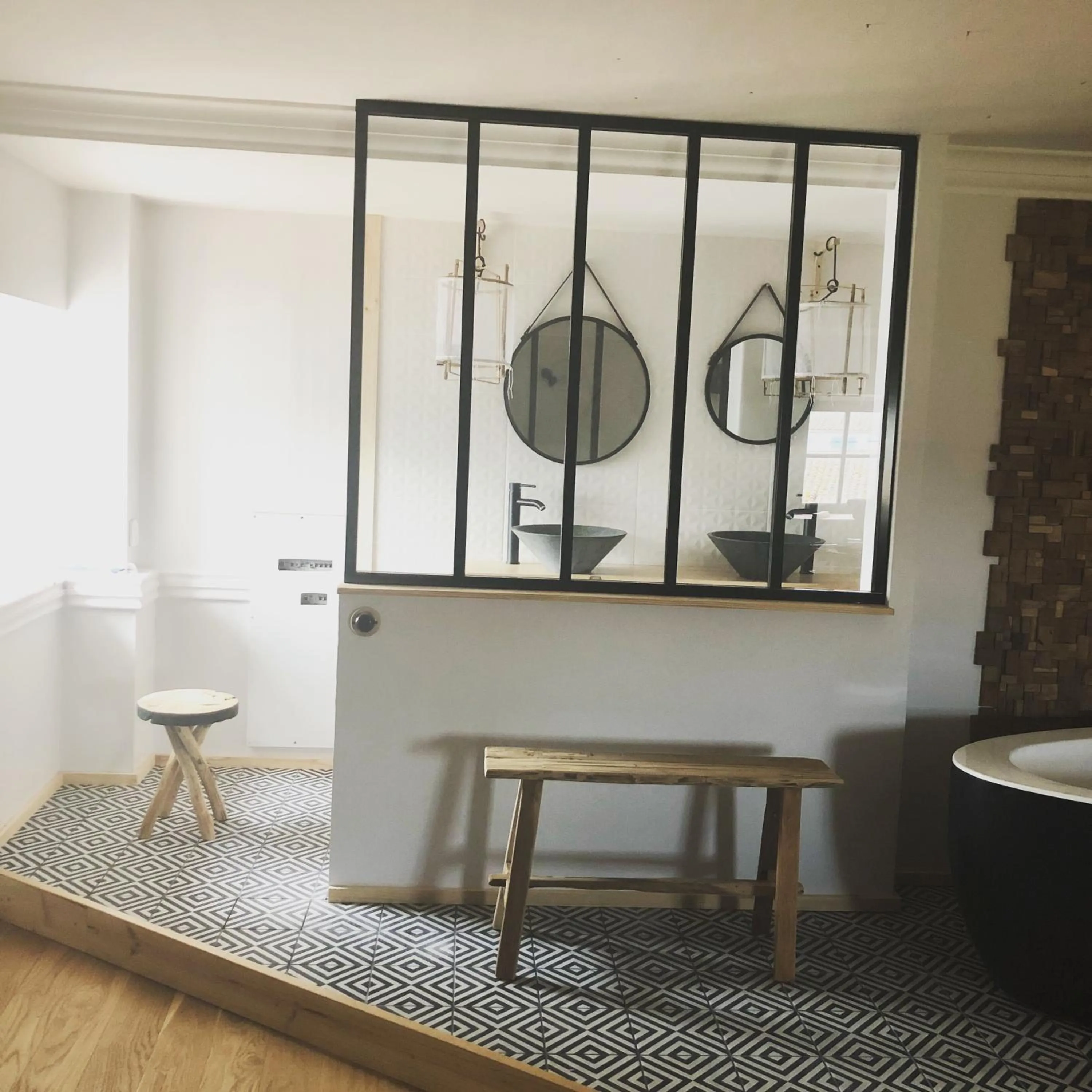 Decorative detail in Spa campagne design