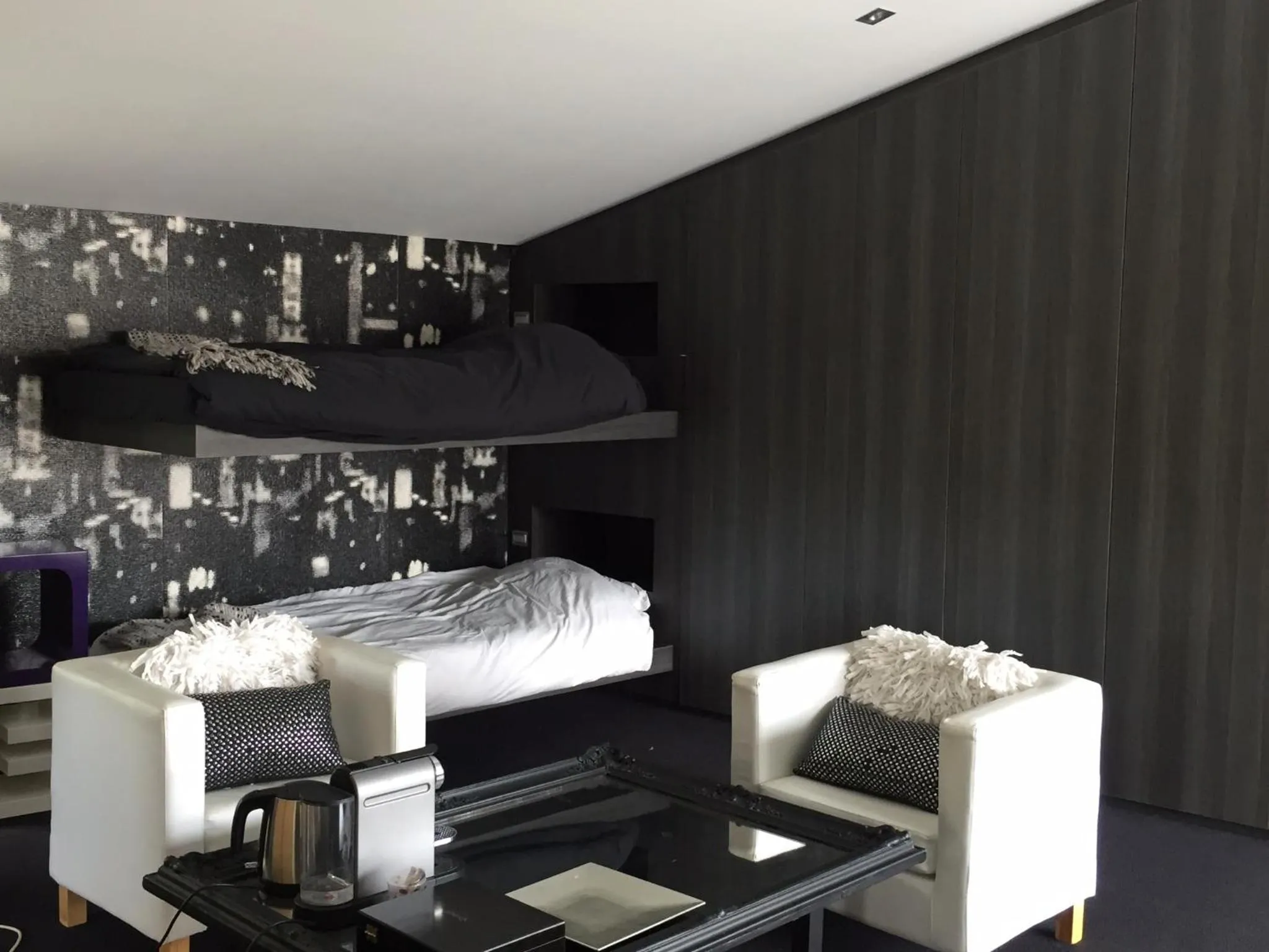 Living room, Bed in Spa campagne design