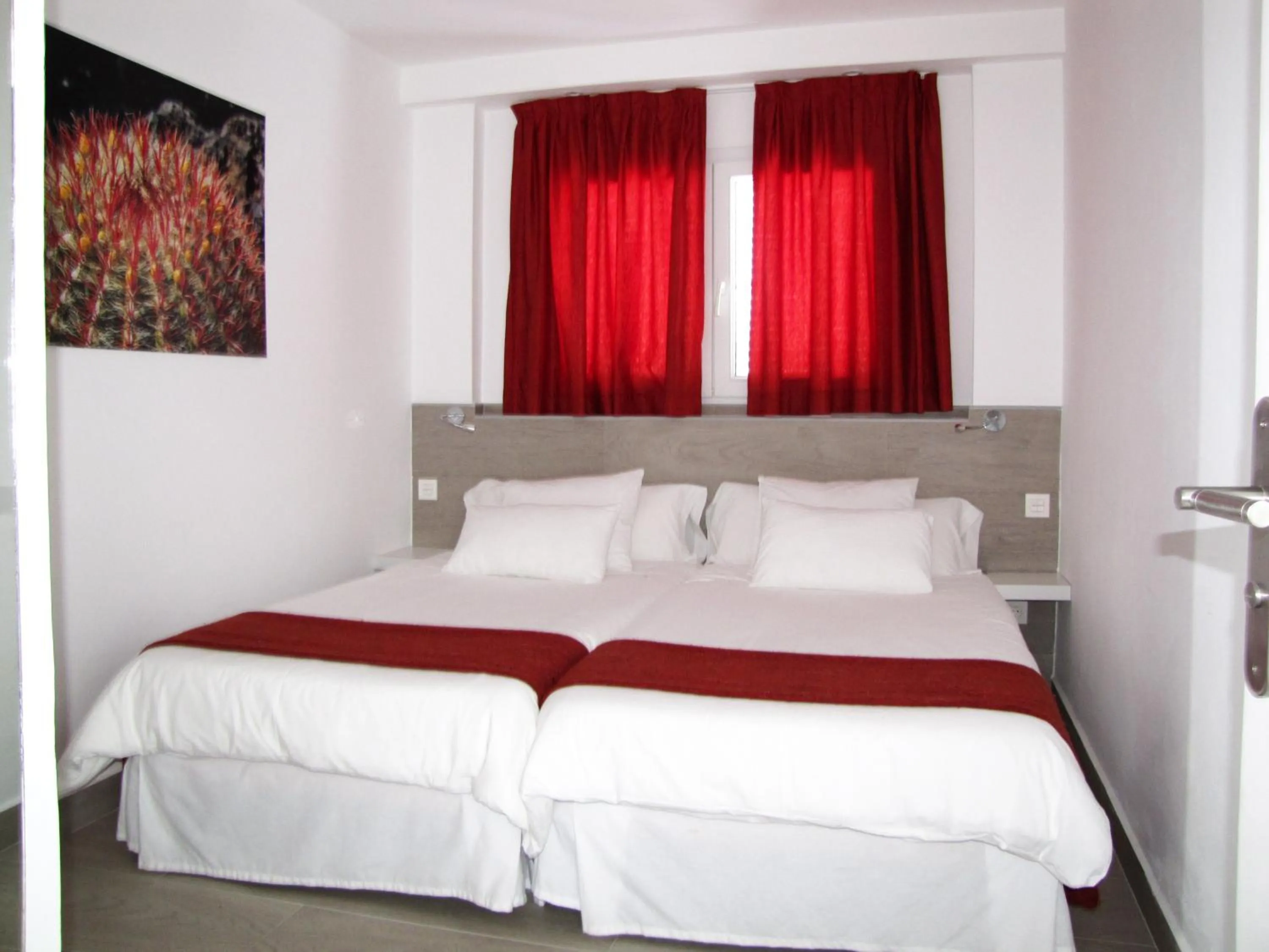 Bed in Bungalows Playa Limones