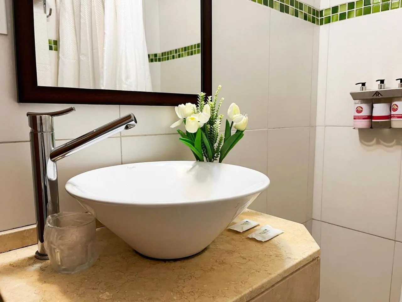 Bathroom in Alpino Hotel