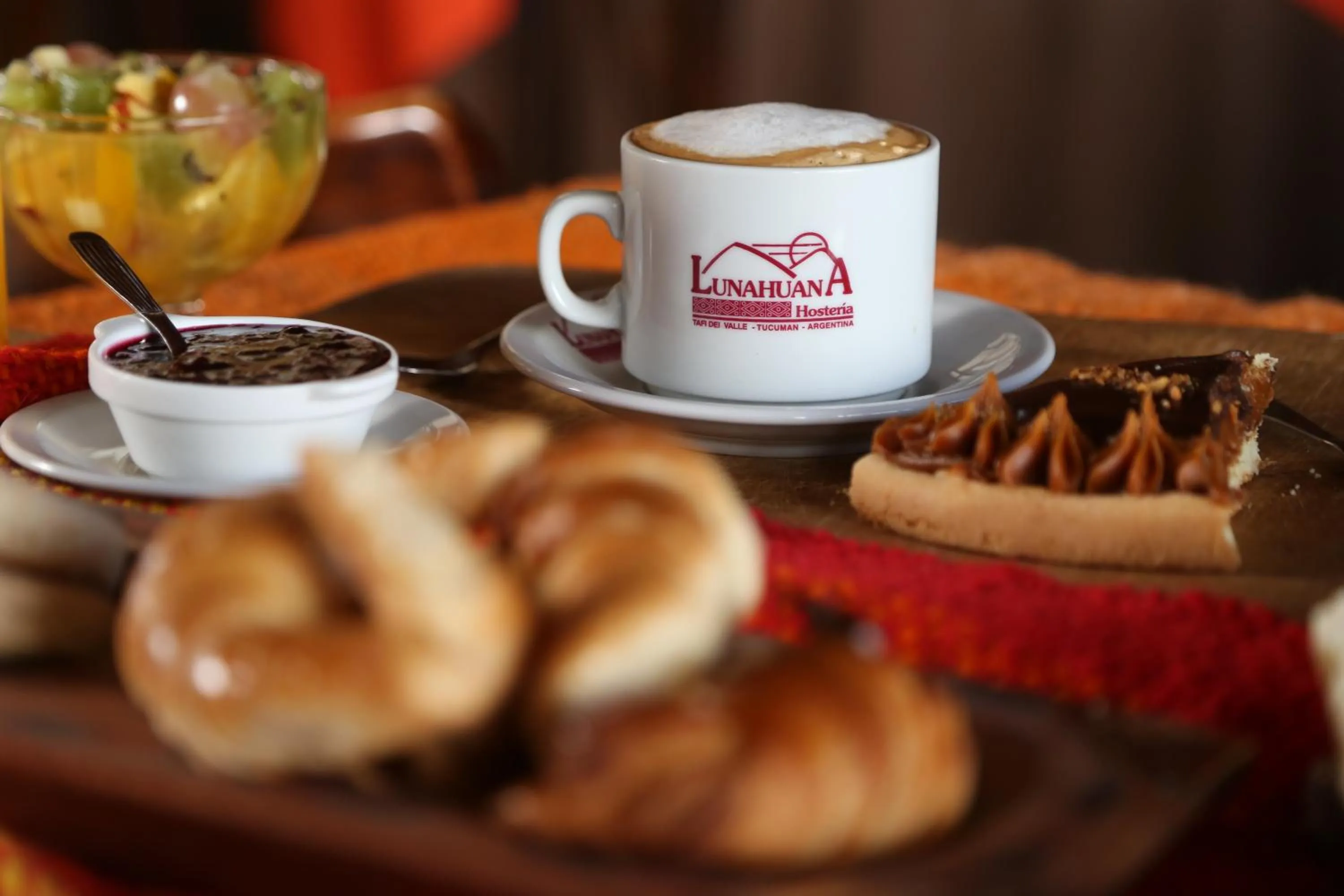 Breakfast in Hostería Lunahuana