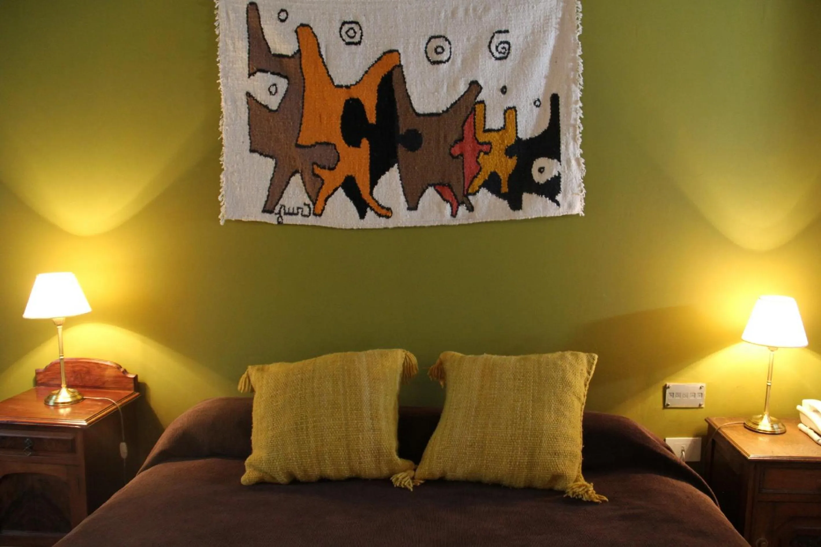 Decorative detail in Hostería Lunahuana