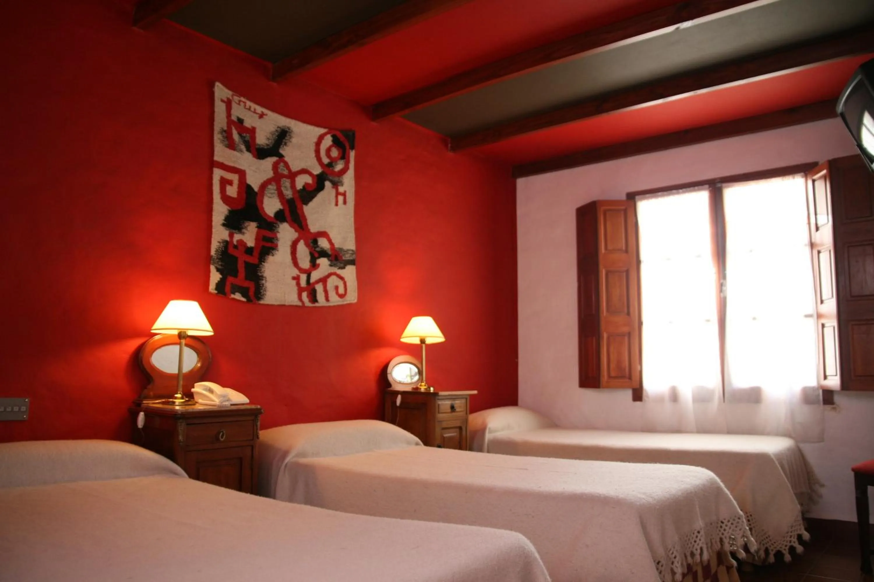 Bed in Hostería Lunahuana