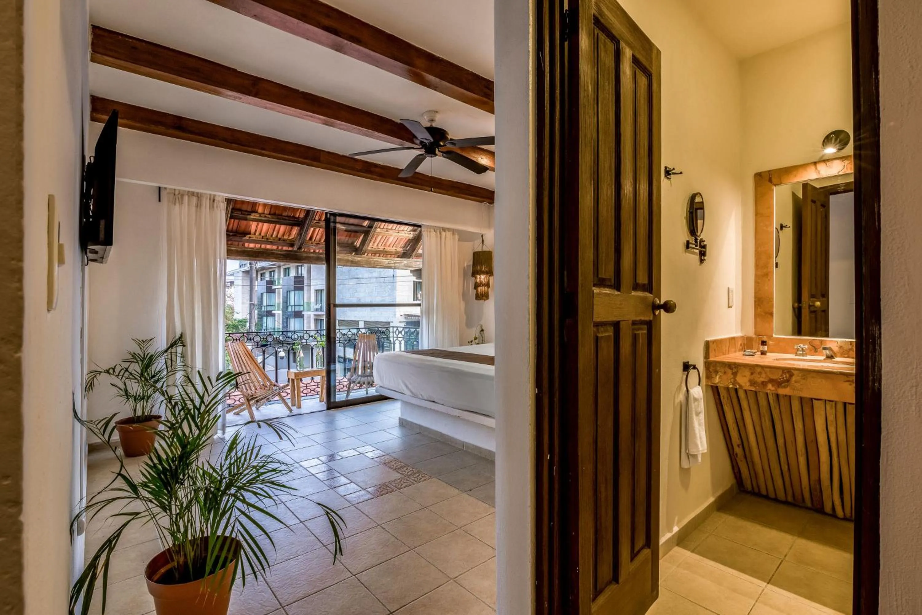 Balcony/Terrace in Hotel Banana Boutique & Spa - 5th Av Playa del Carmen