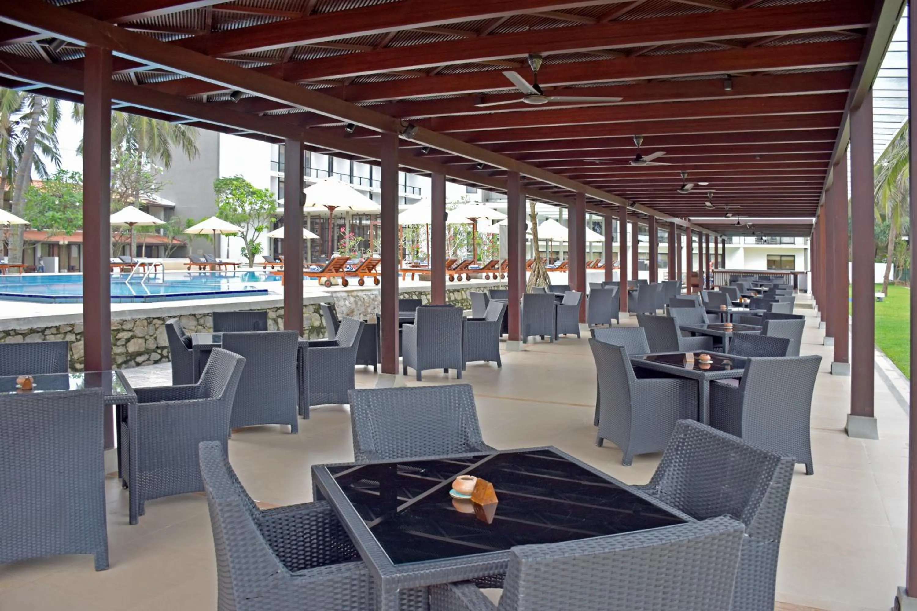 Patio in Goldi Sands Hotel