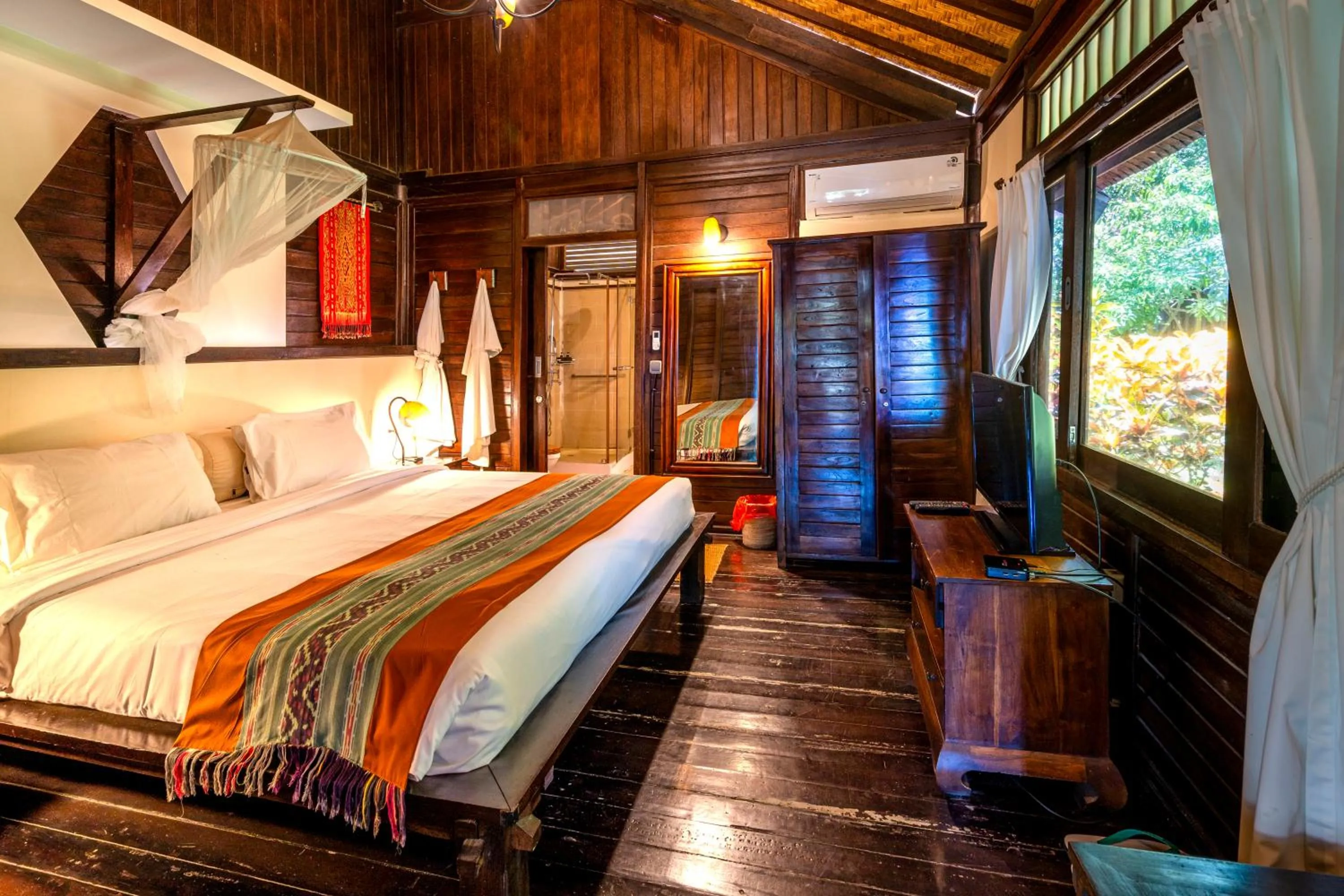 Bed in Samawa Seaside Resort