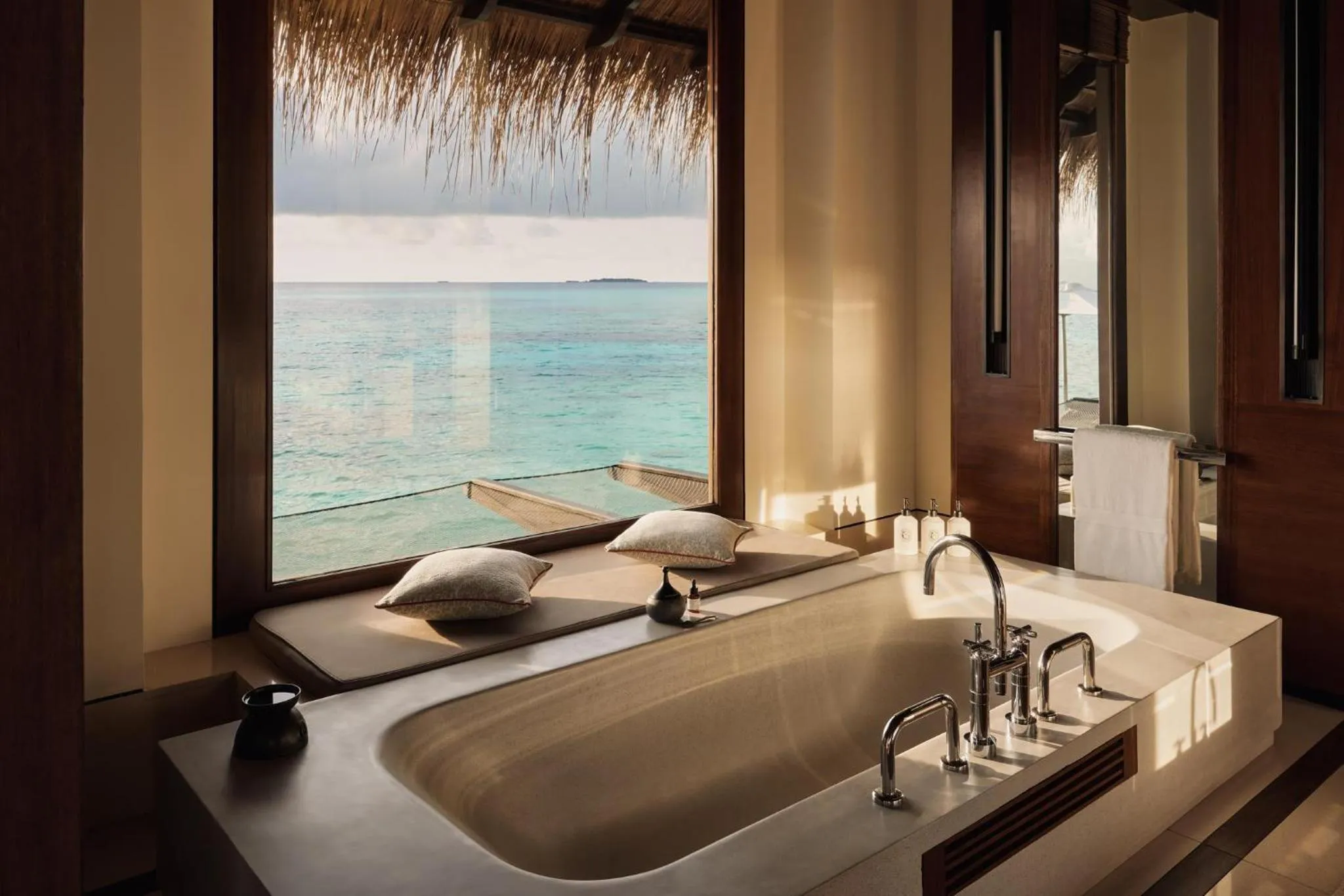 Bathroom in One&Only Reethi Rah