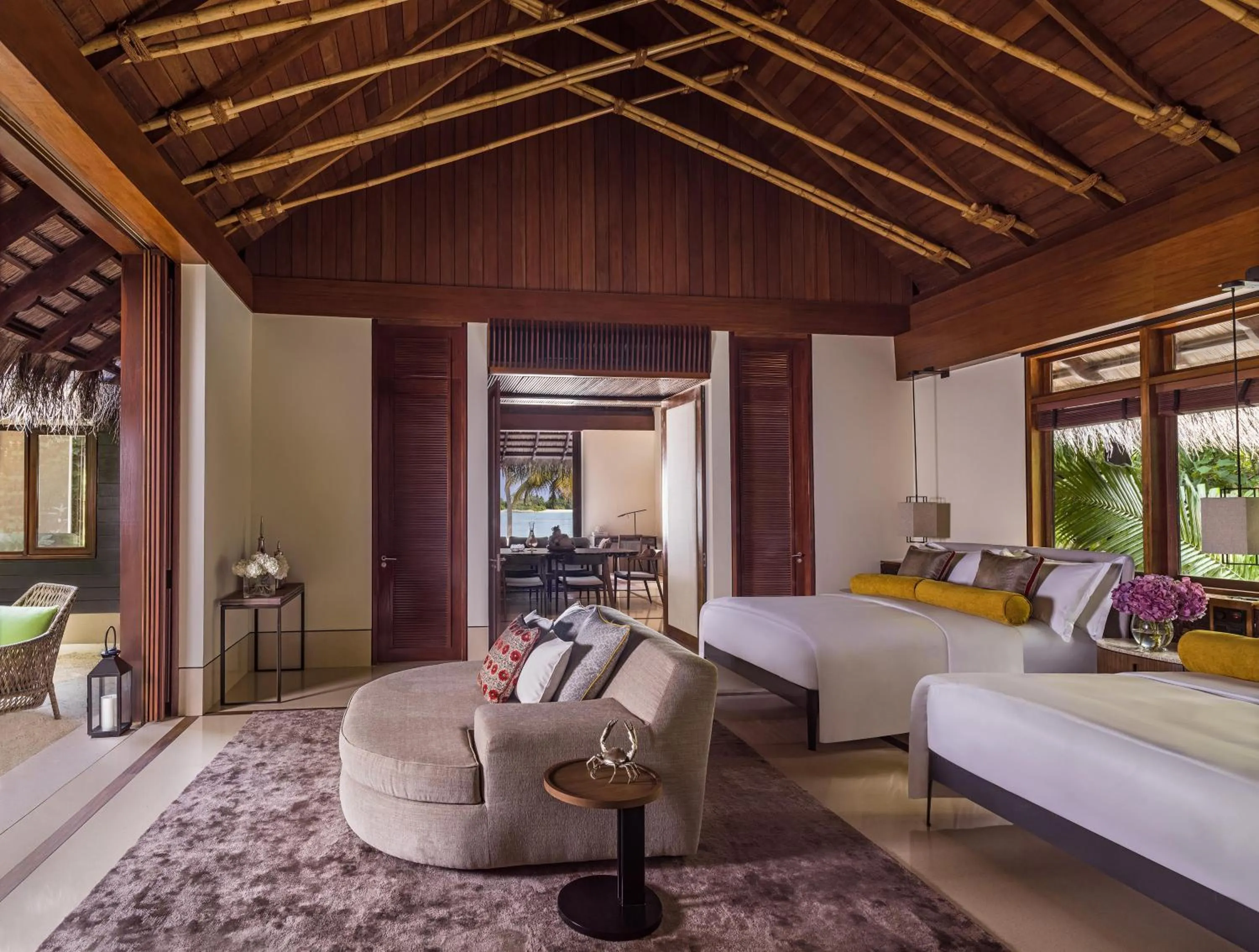 Photo of the whole room, Bed in One&Only Reethi Rah