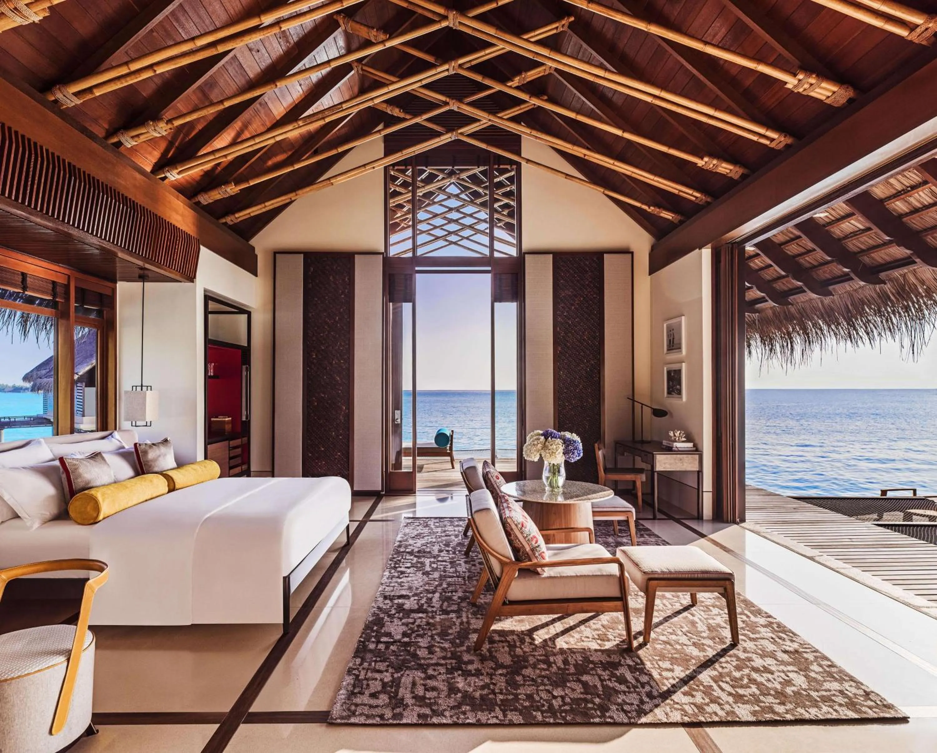 Bedroom, Bed in One&Only Reethi Rah