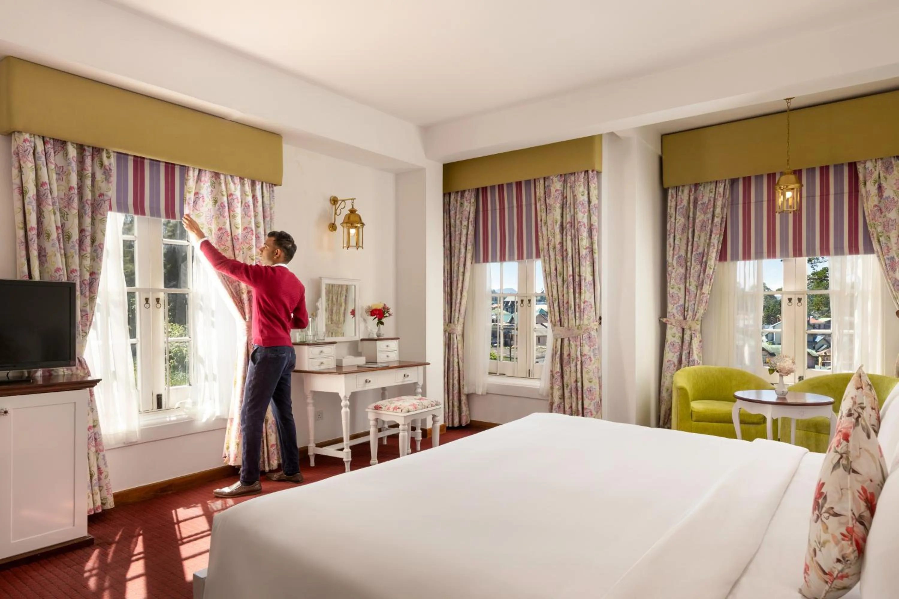 Bed in Jetwing St Andrew's