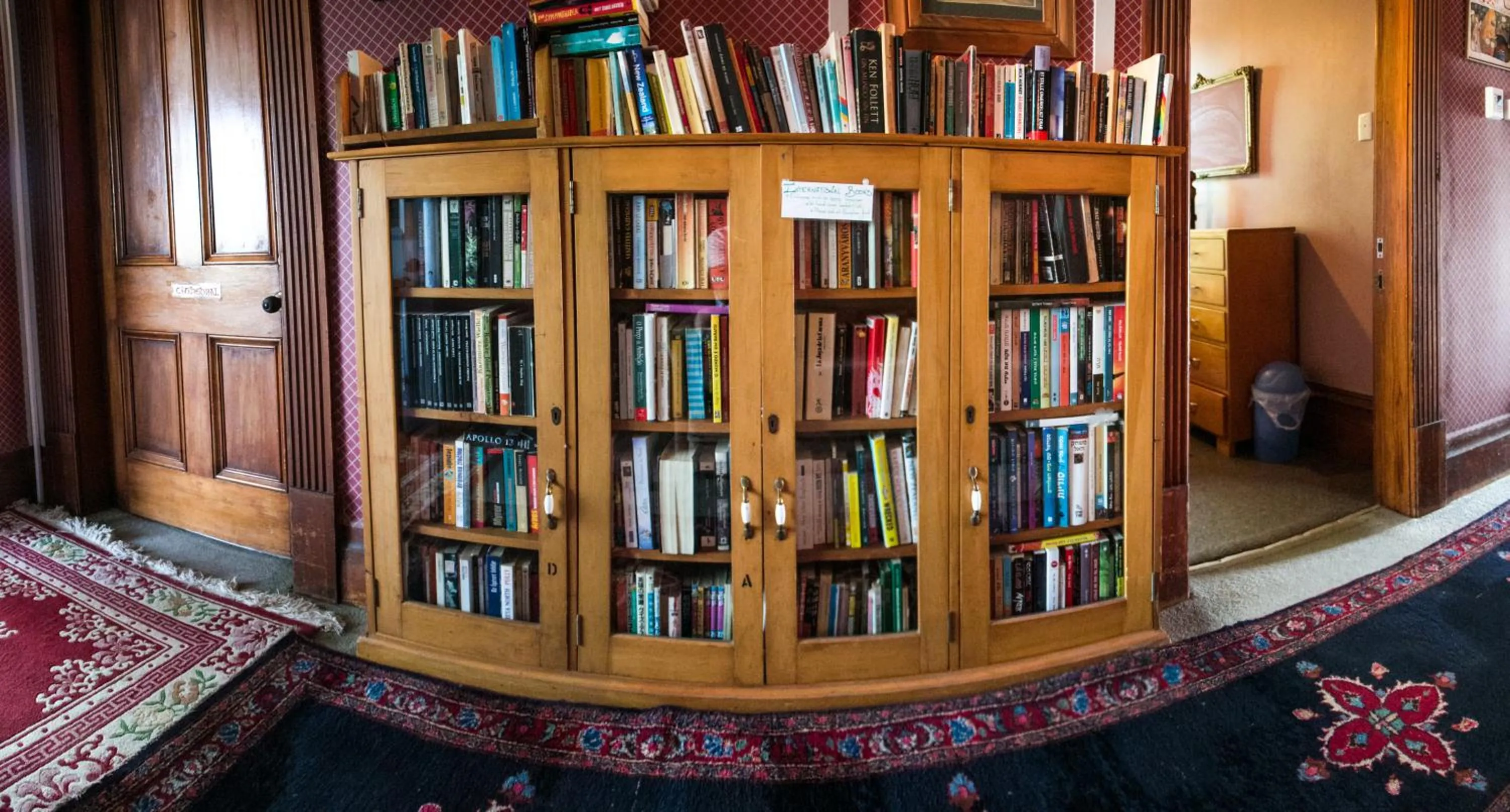 Library in The Palace Backpackers
