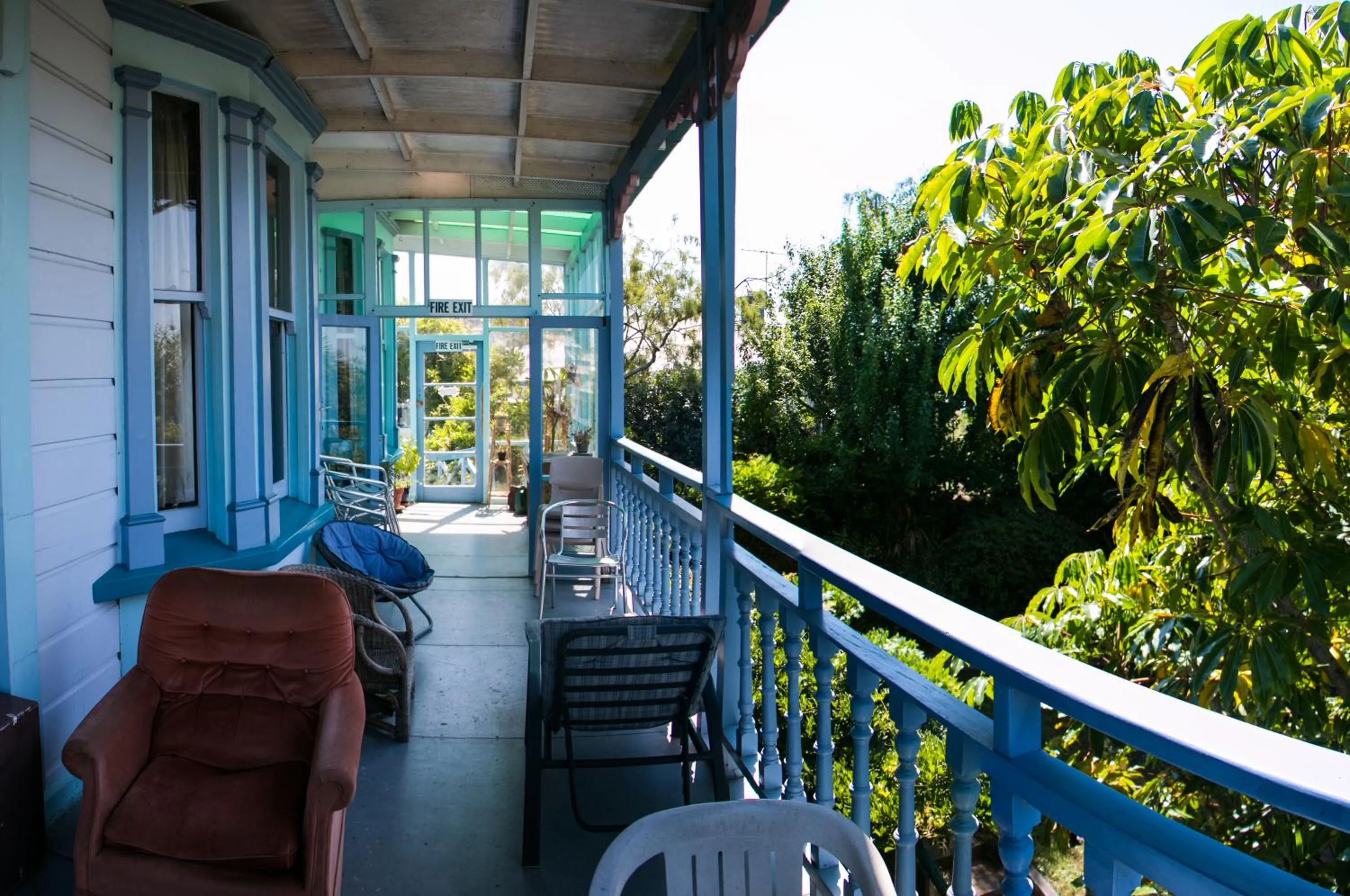 Balcony/Terrace in The Palace Backpackers