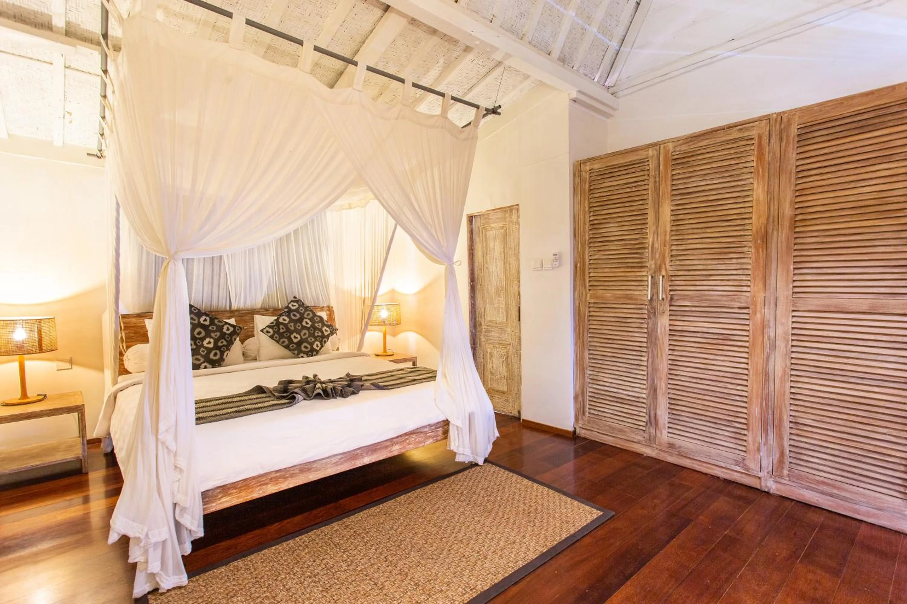 Bedroom, Bed in Gili Eco Villas