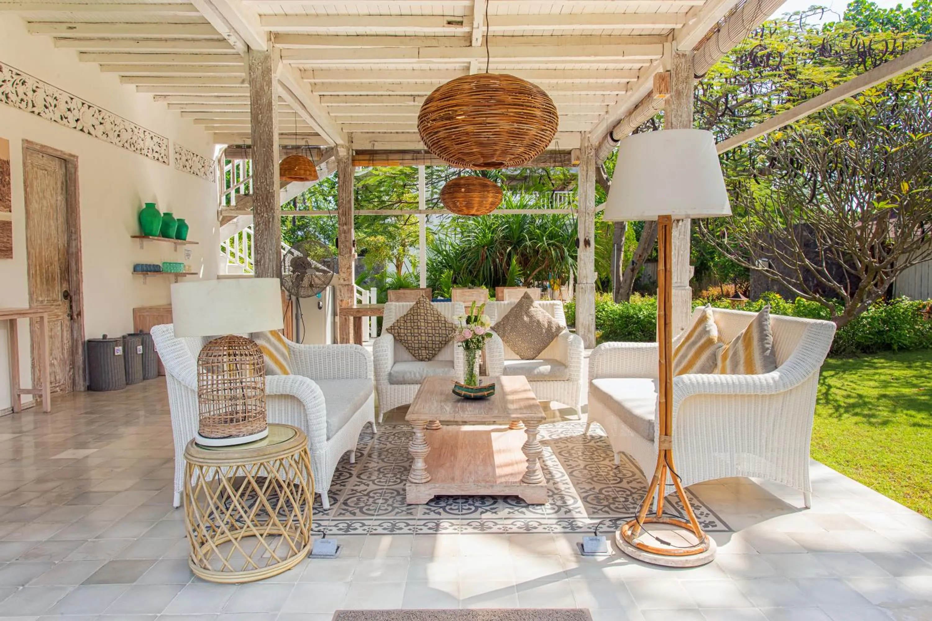 Balcony/Terrace in Gili Eco Villas