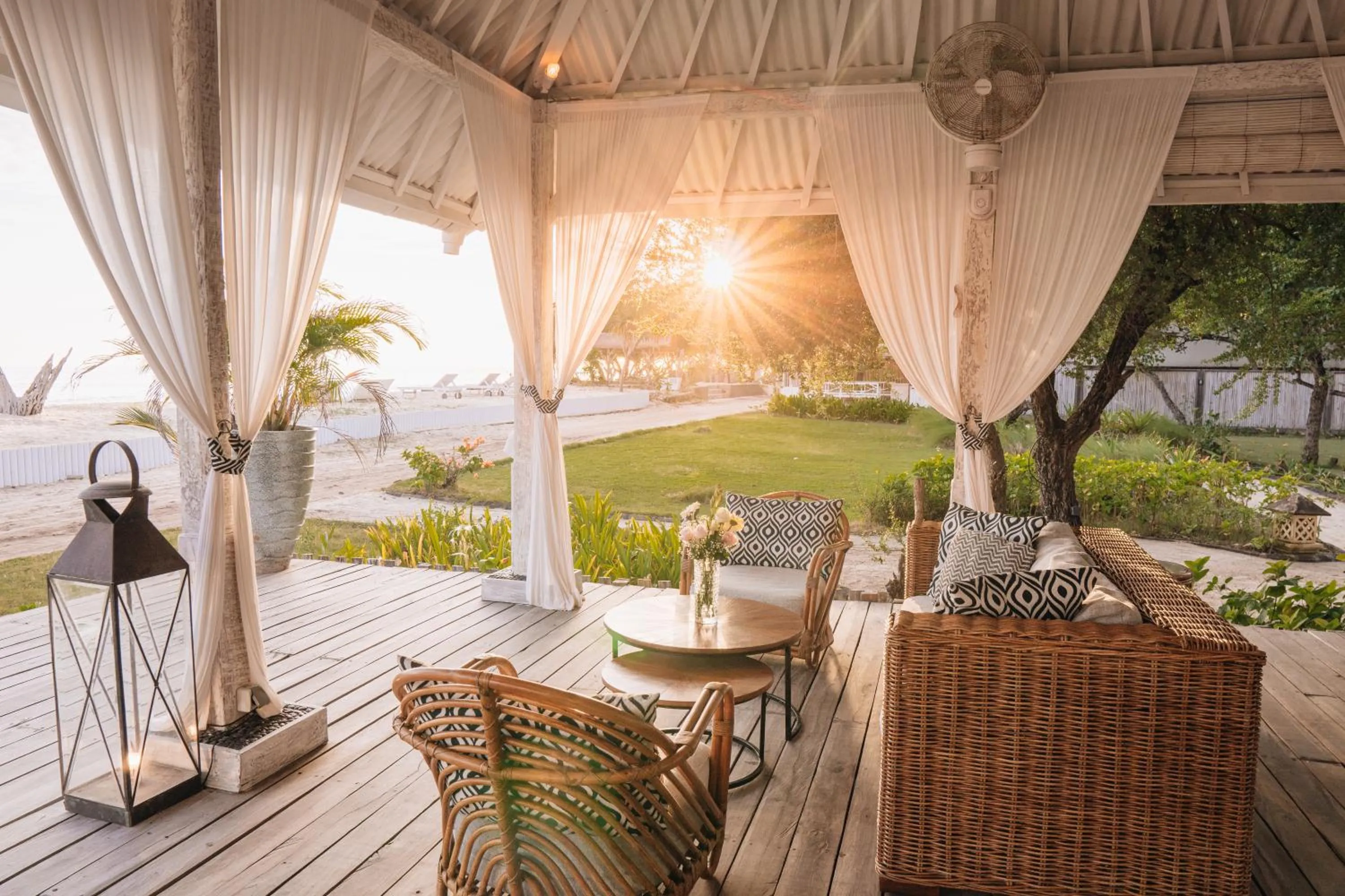 Sunrise in Gili Eco Villas