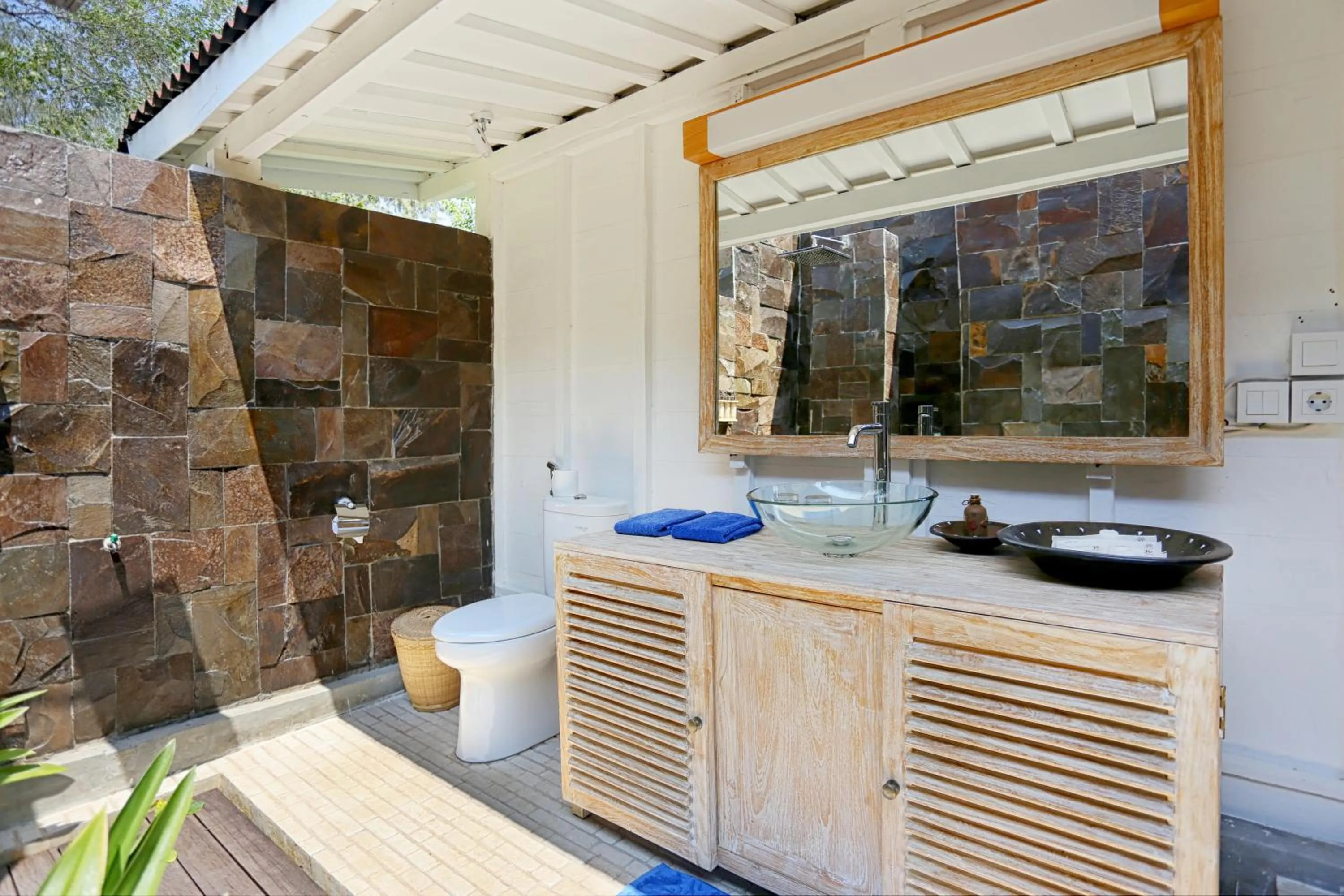 Bathroom in Gili Eco Villas