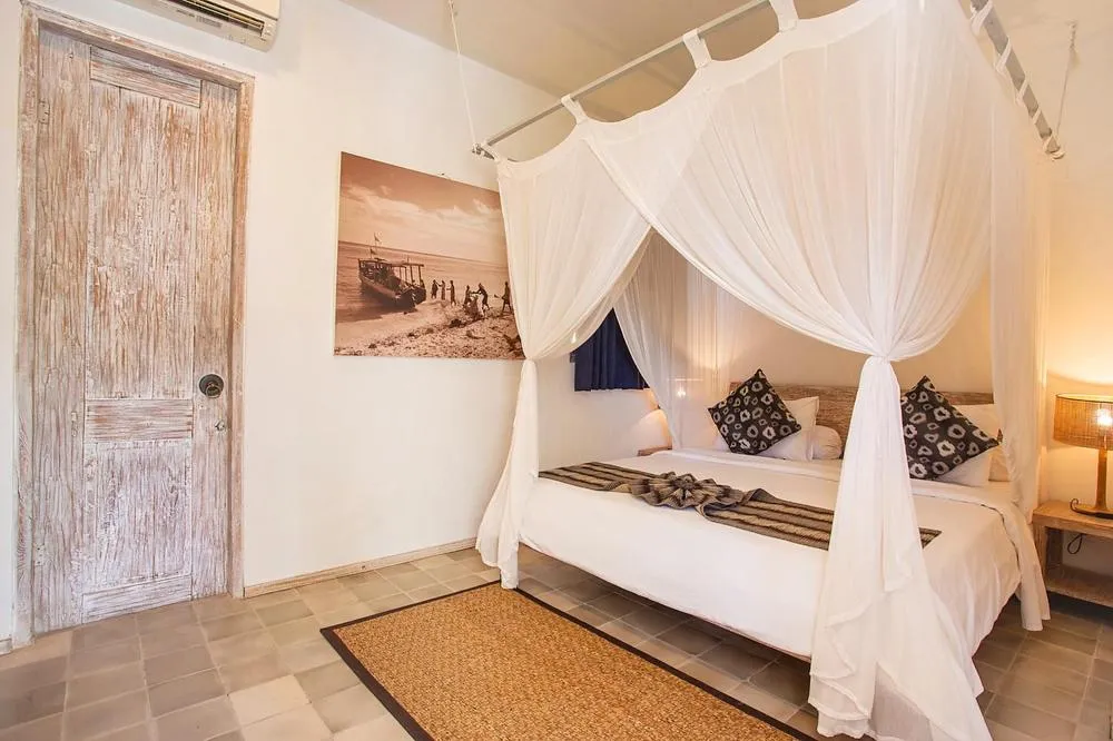 Bed in Gili Eco Villas