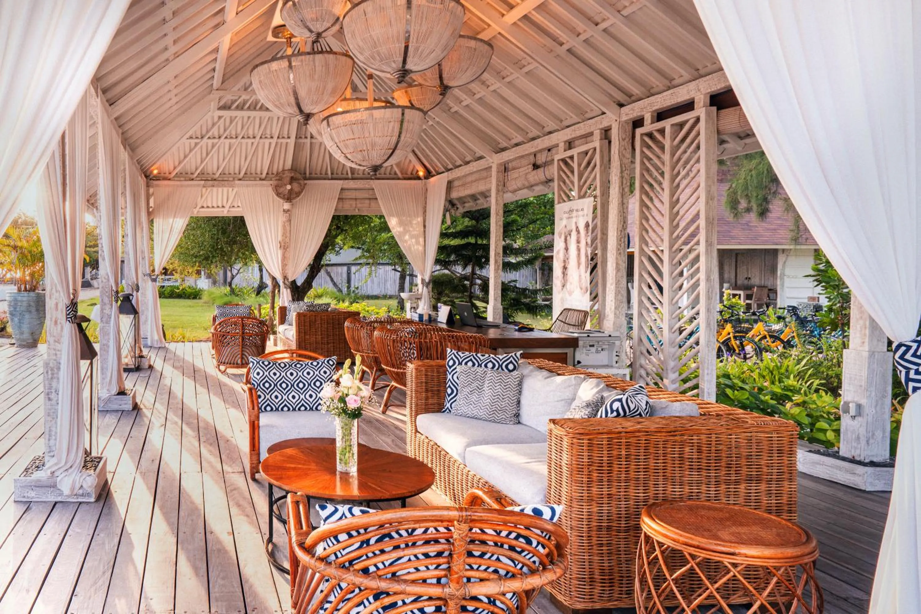 Lobby or reception in Gili Eco Villas