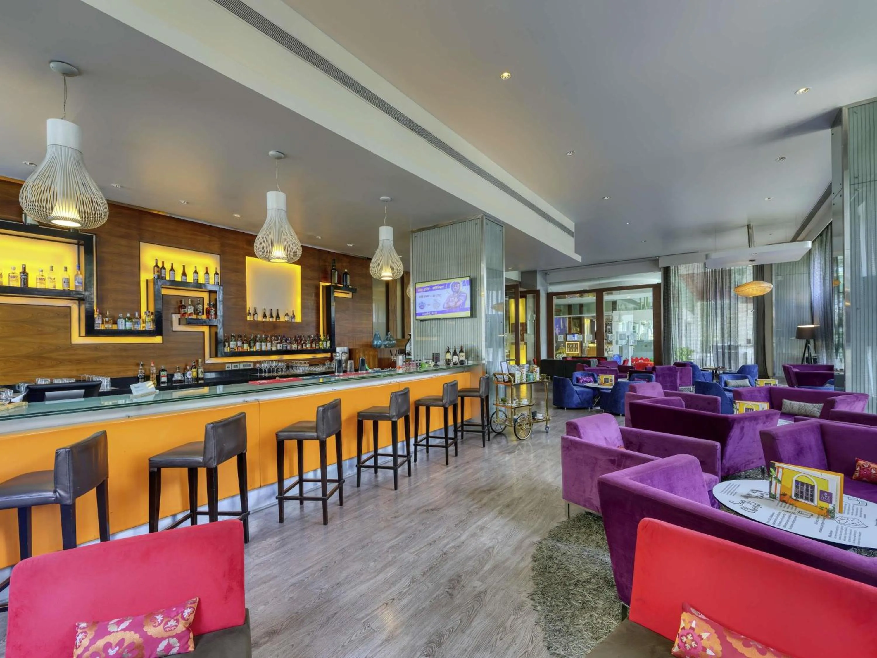 Lounge or bar in Novotel Bengaluru Outer Ring Road