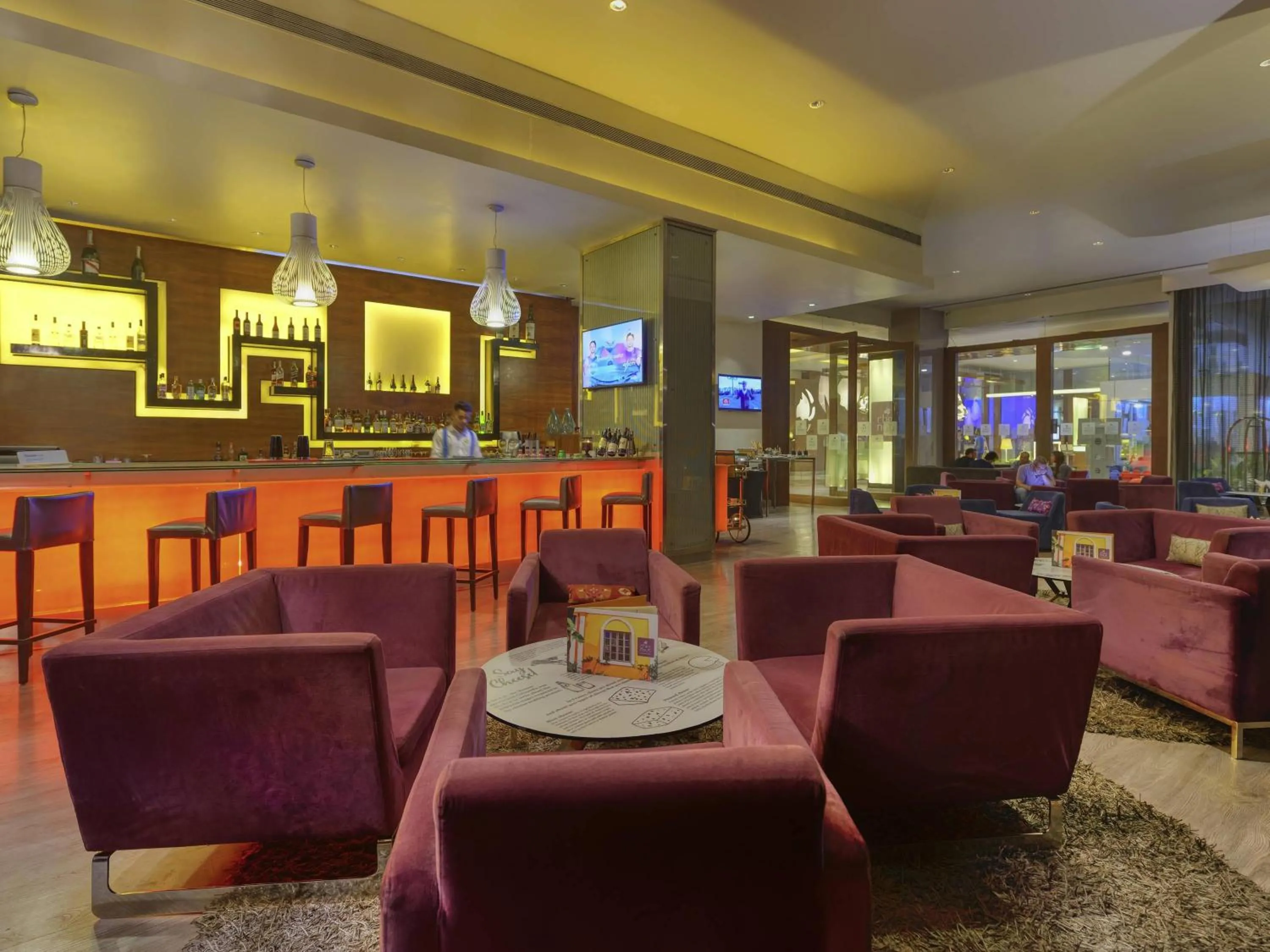 Lounge or bar in Novotel Bengaluru Outer Ring Road