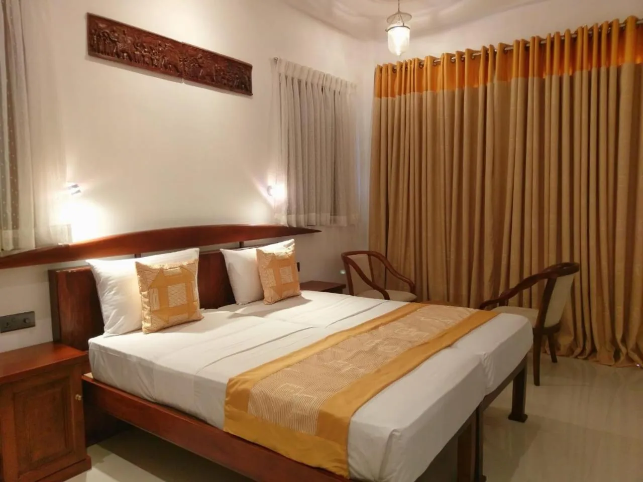 Bed in Selavi Resort Bentota