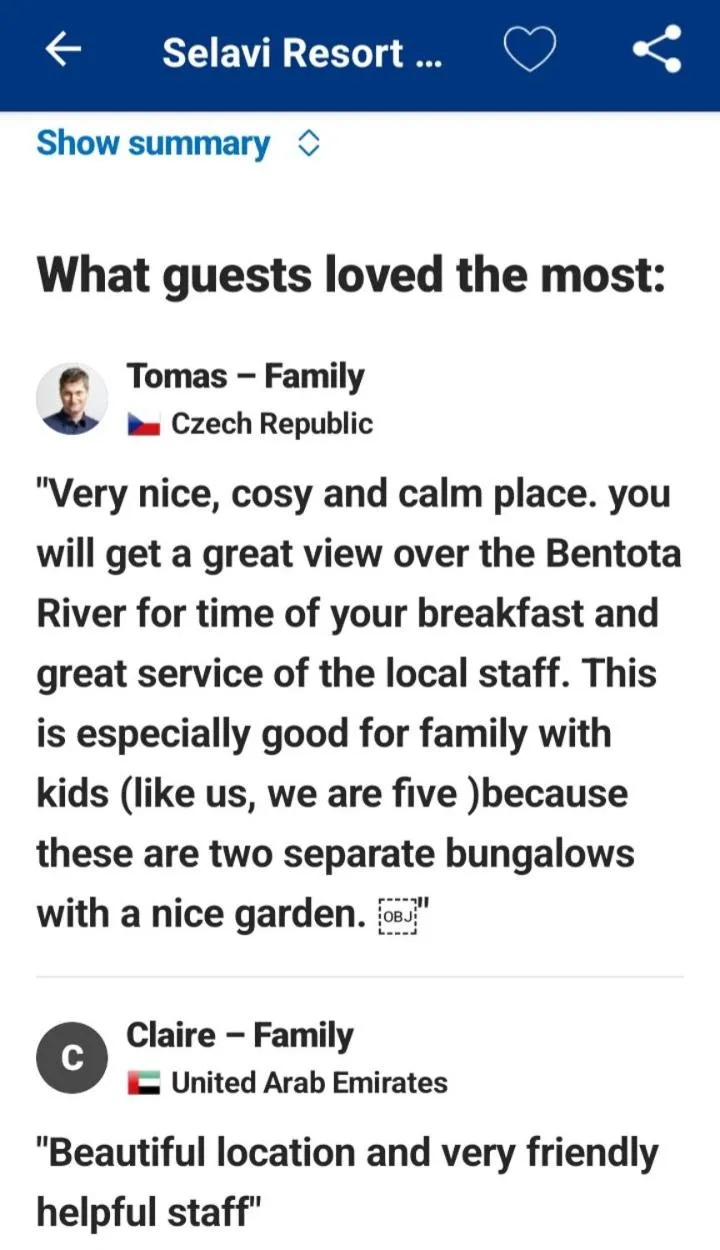 Selavi Resort Bentota