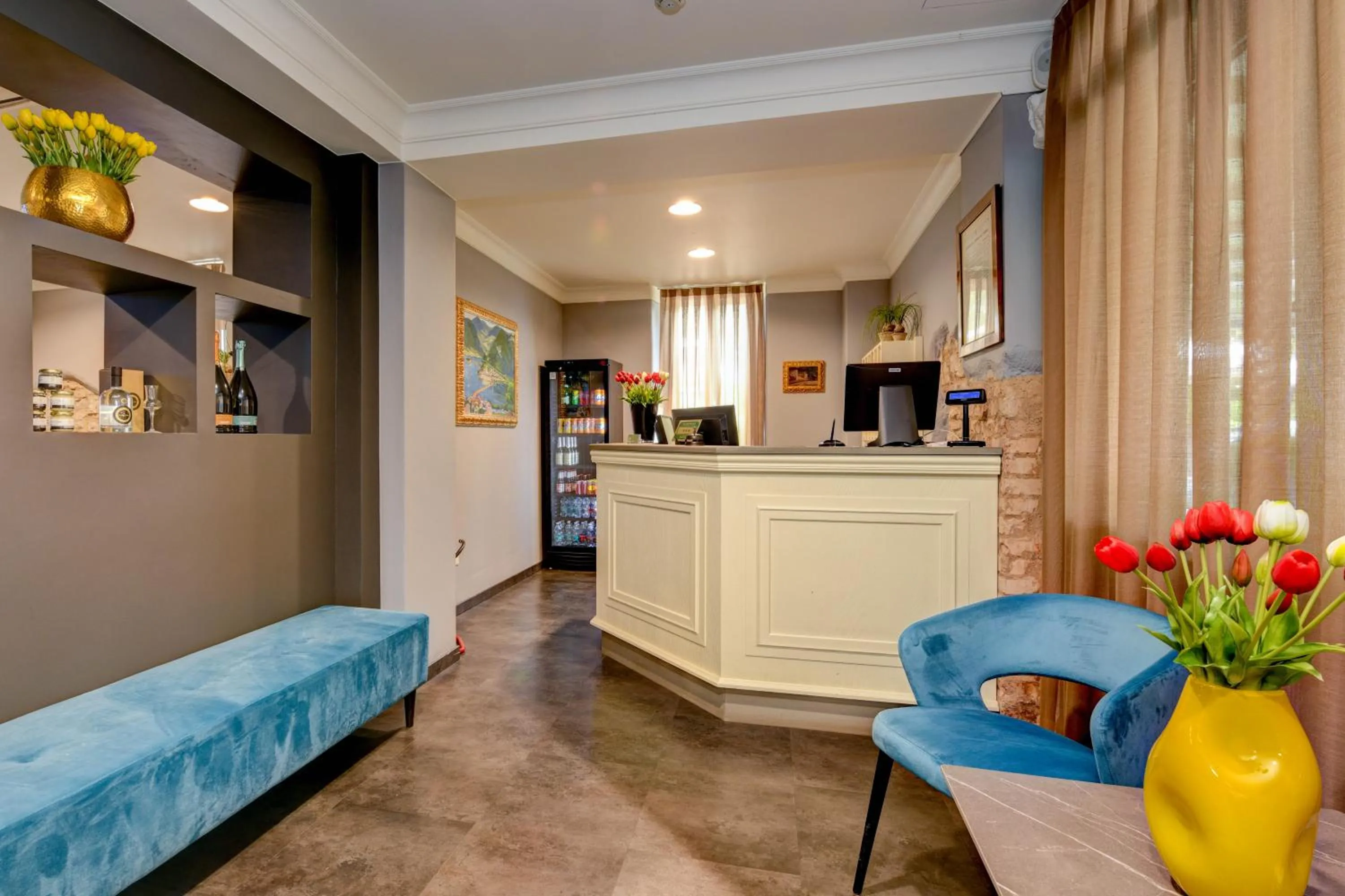 Lobby or reception in Albergo Locanda Primavera