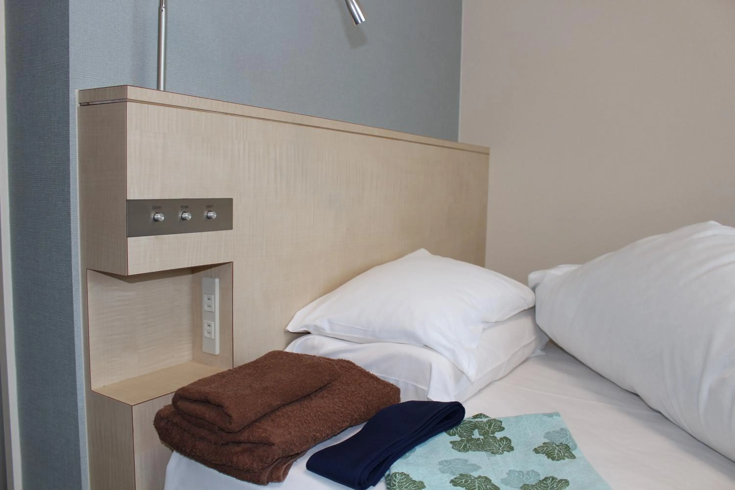 Bed in Tomakomai Hotel Sugita