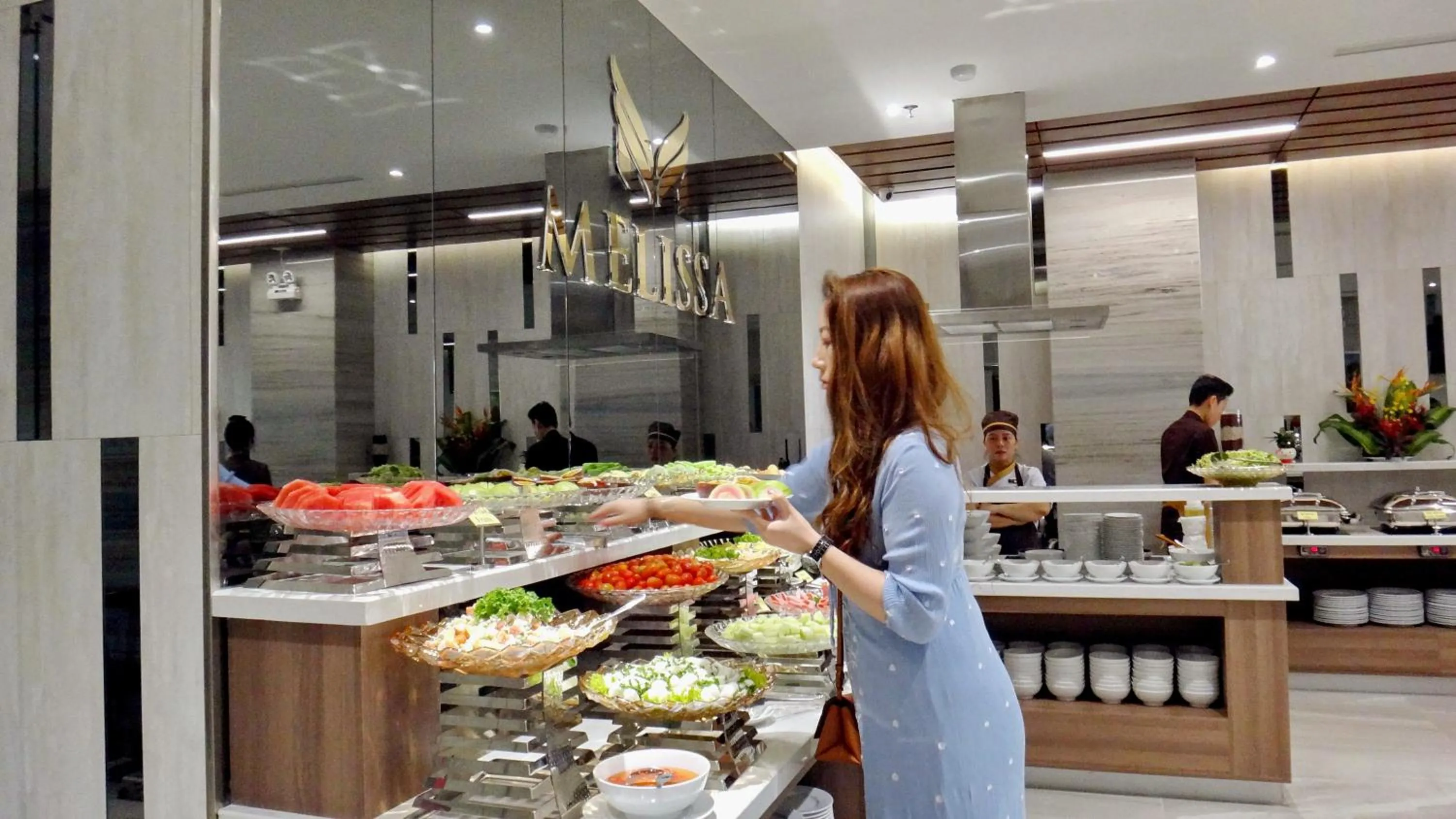 Buffet breakfast in Melissa Hotel Nha Trang