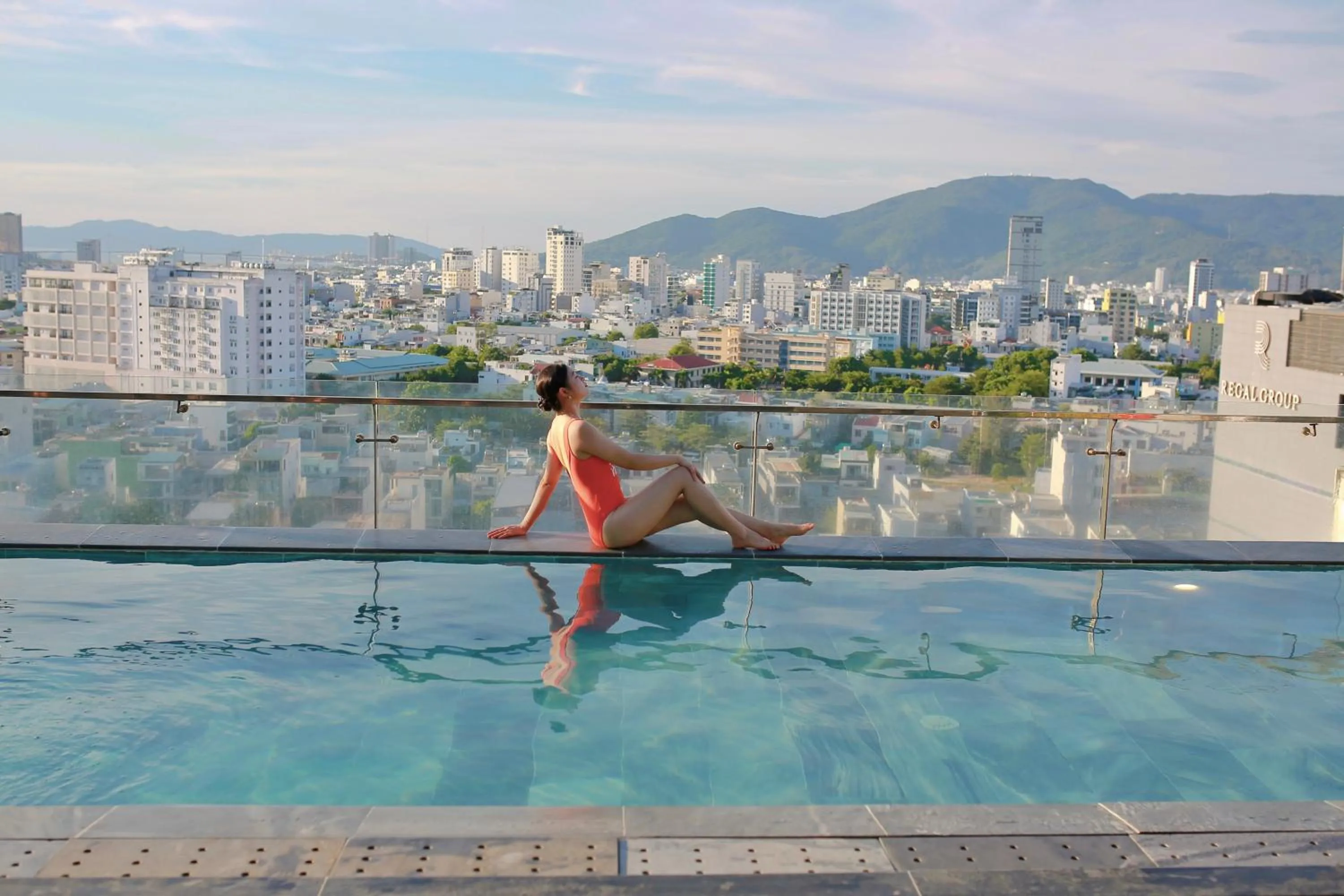 Swimming pool in San Marino Boutique Danang - 10 mins to Dragon Bridge & 15 mins to My Khe Beach