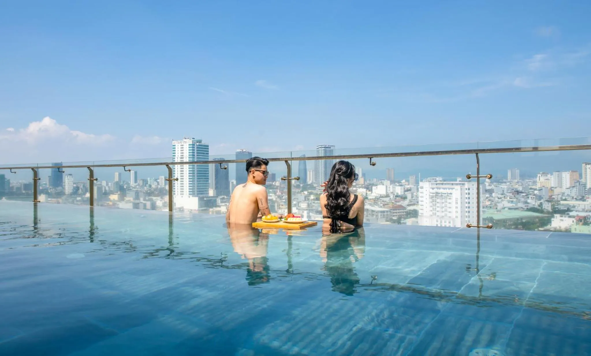 Swimming pool in San Marino Boutique Danang - 10 mins to Dragon Bridge & 15 mins to My Khe Beach