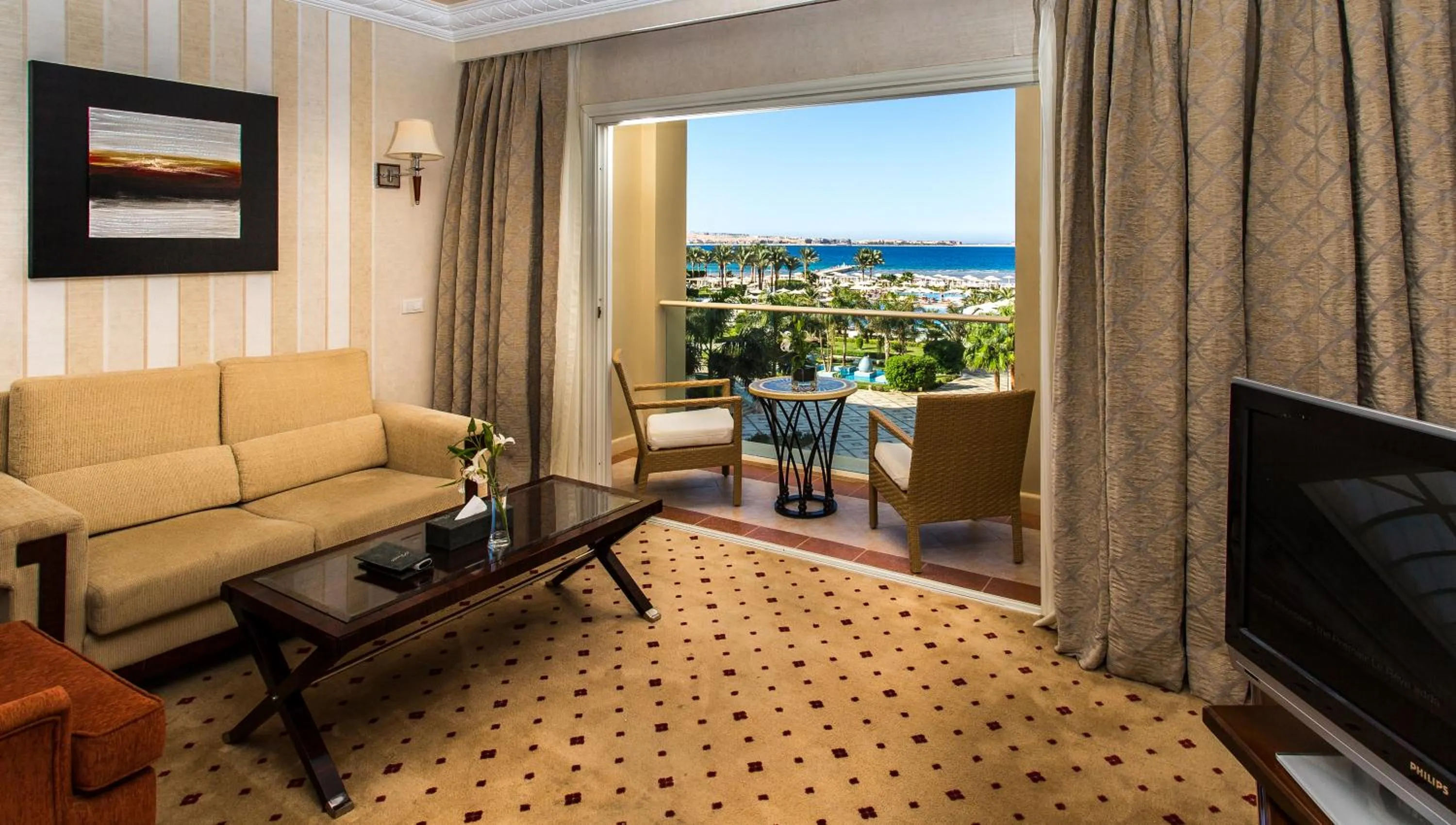 Balcony/Terrace in Premier Le Reve Hotel & Spa Sahl Hasheesh - Adults Only 16 Years Plus