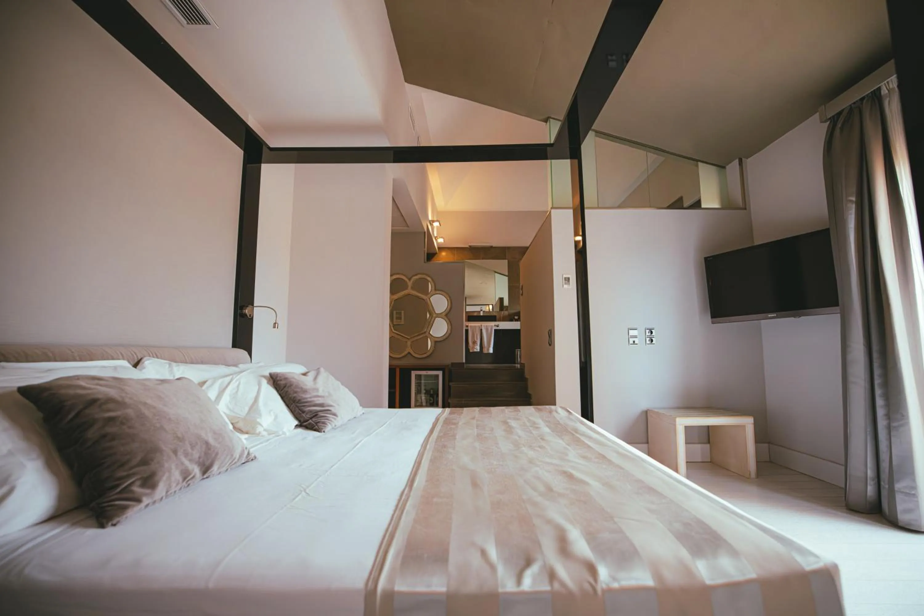 Bed in Hotel & Winery Señorío de Nevada