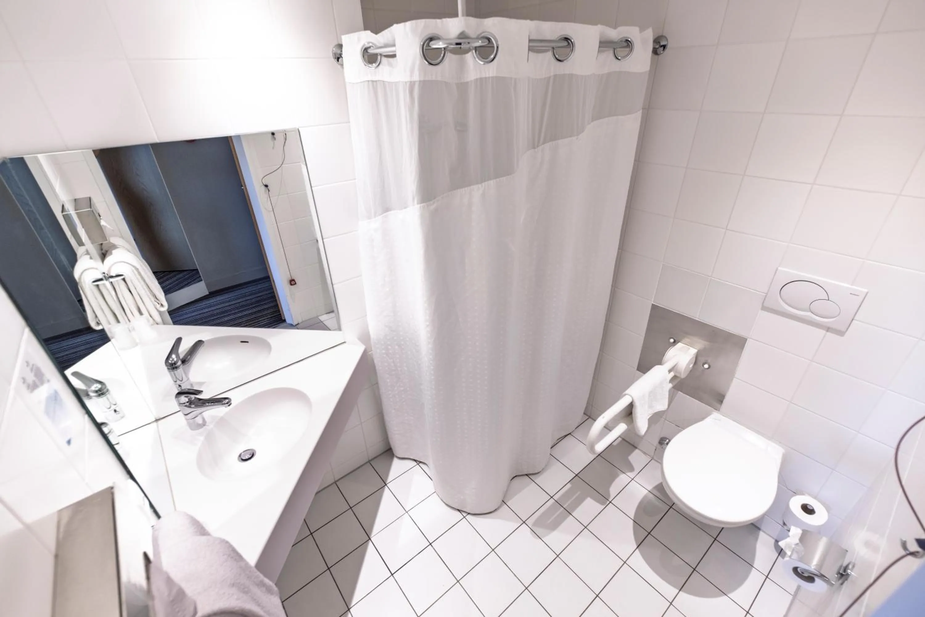 Shower in Holiday Inn Express Geneva Airport by IHG