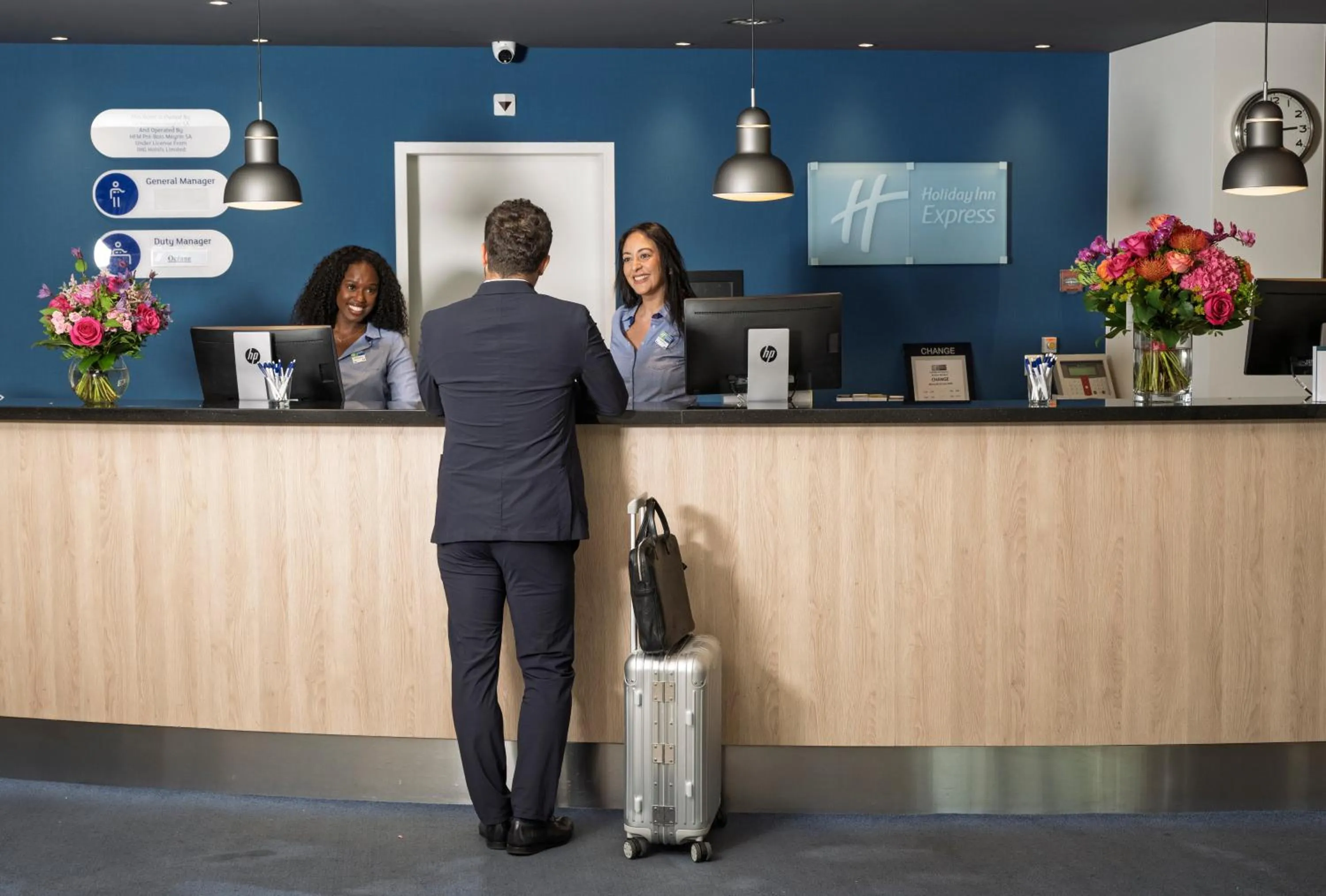 Lobby or reception in Holiday Inn Express Geneva Airport by IHG