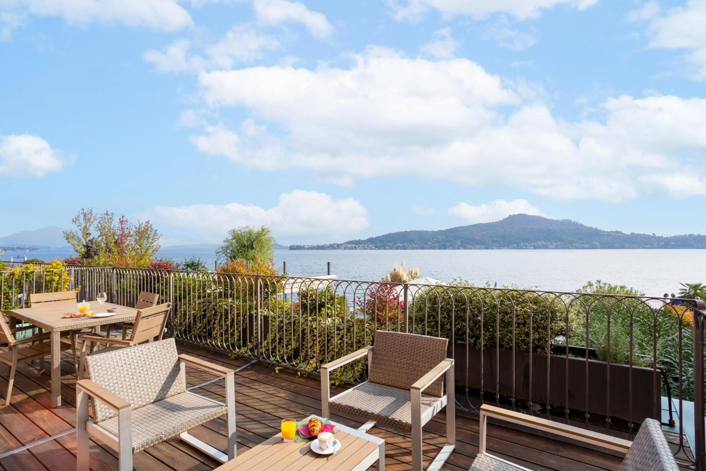 Patio in Resort Antico Verbano