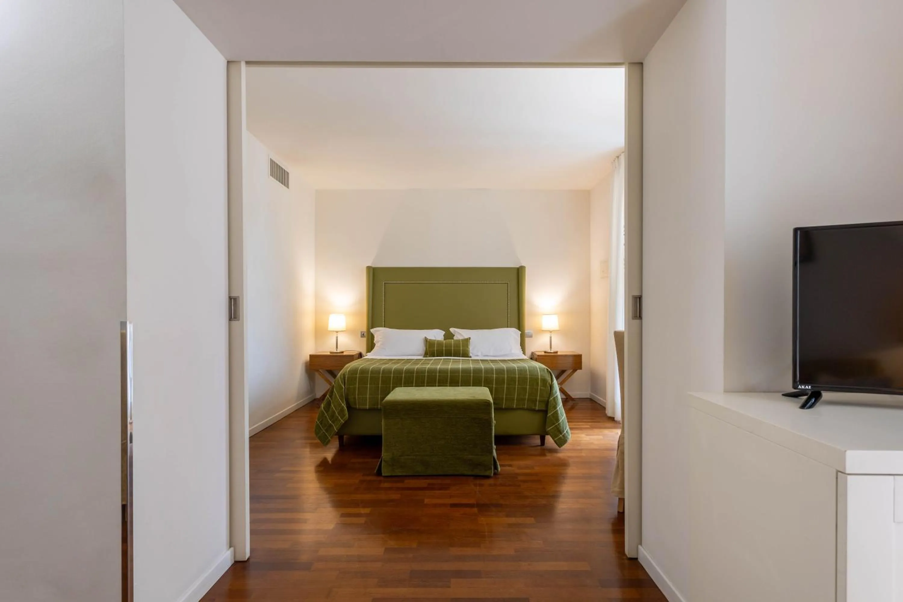 Bedroom, Bed in Resort Antico Verbano