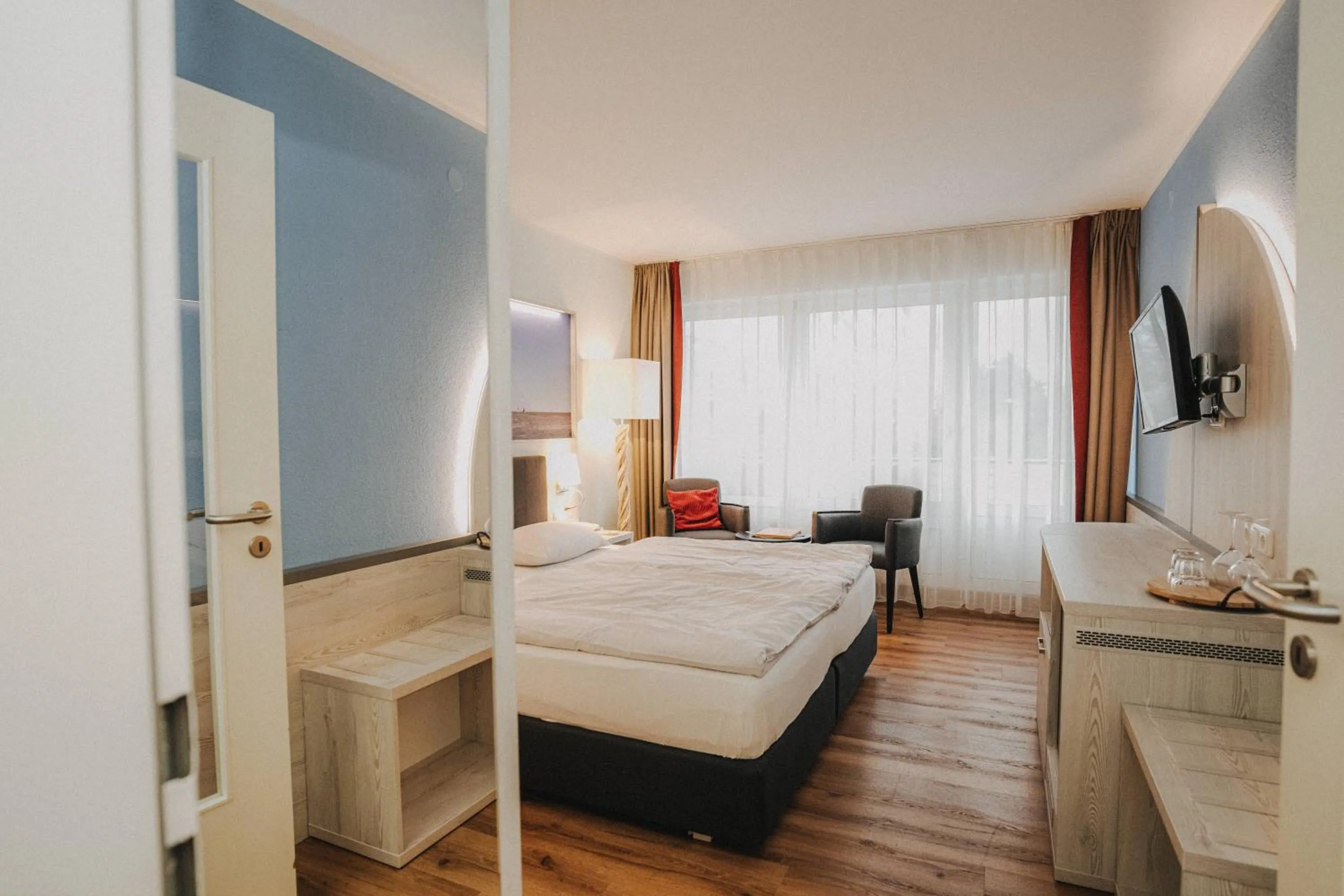 Bed in Hotel Spiekeroog